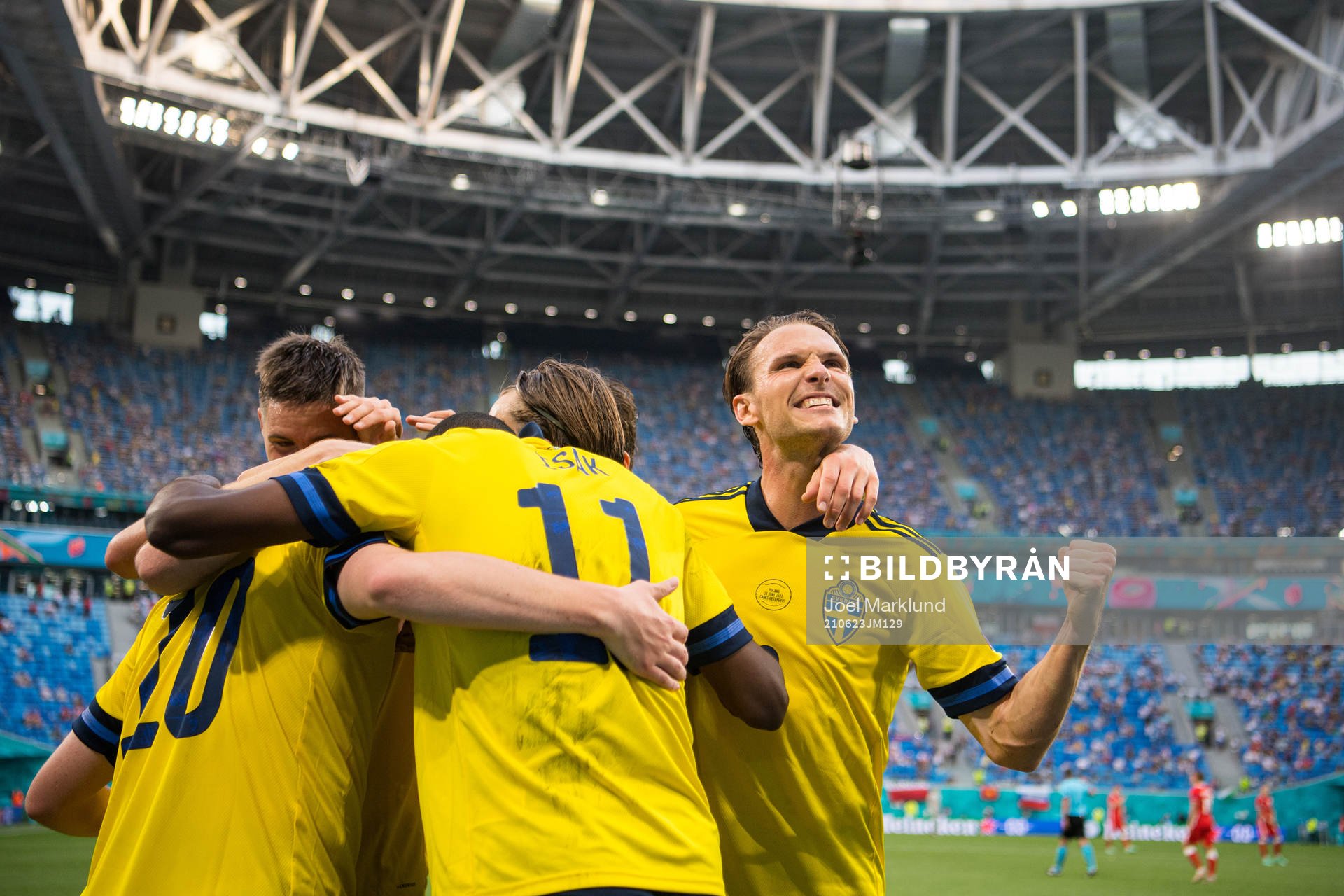 Albin Ekdal of Sweden celebrate