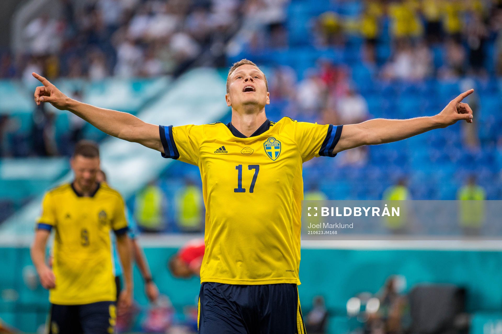 Viktor Claesson of Sweden celebrates