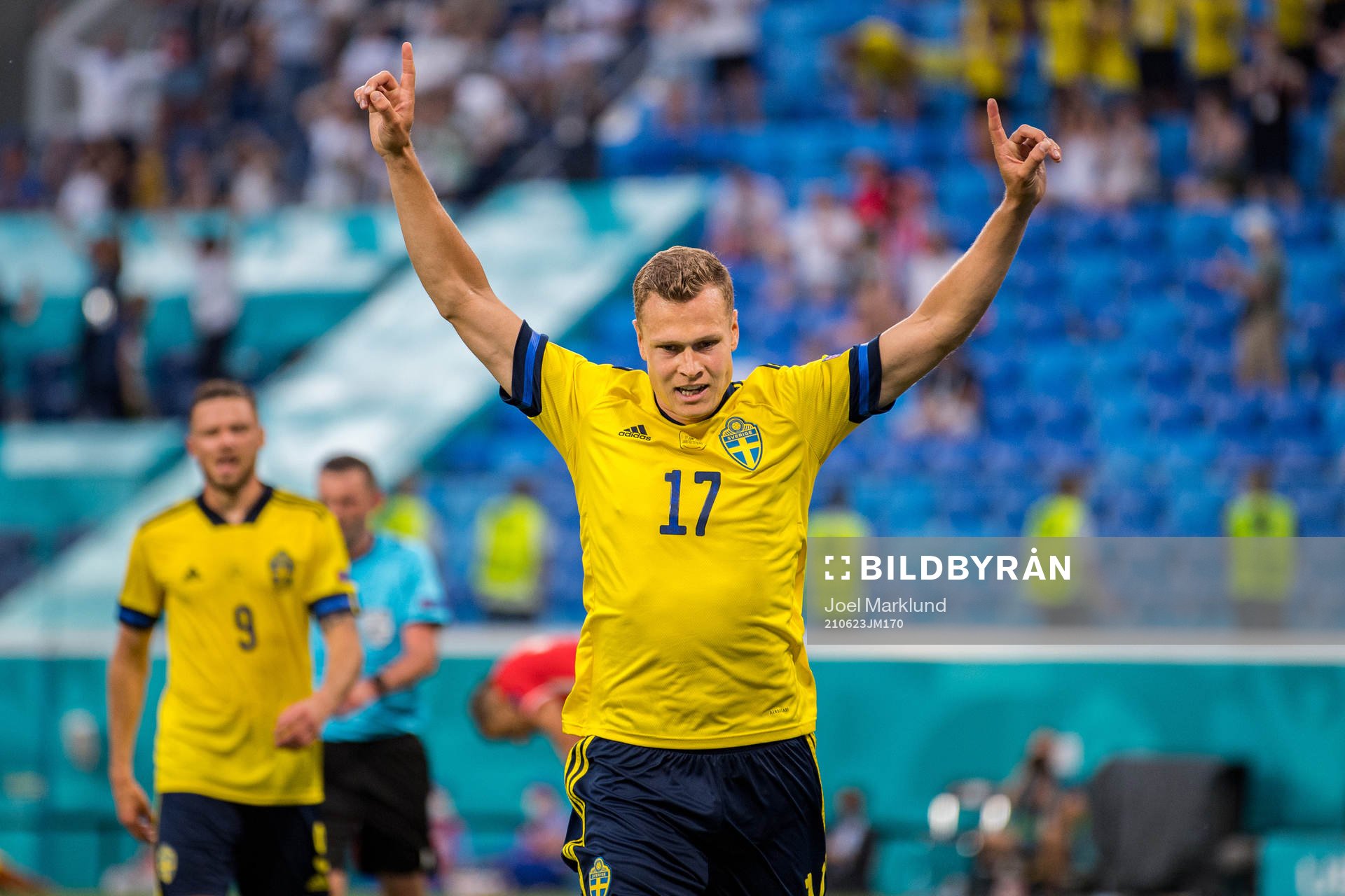 Viktor Claesson of Sweden celebrates