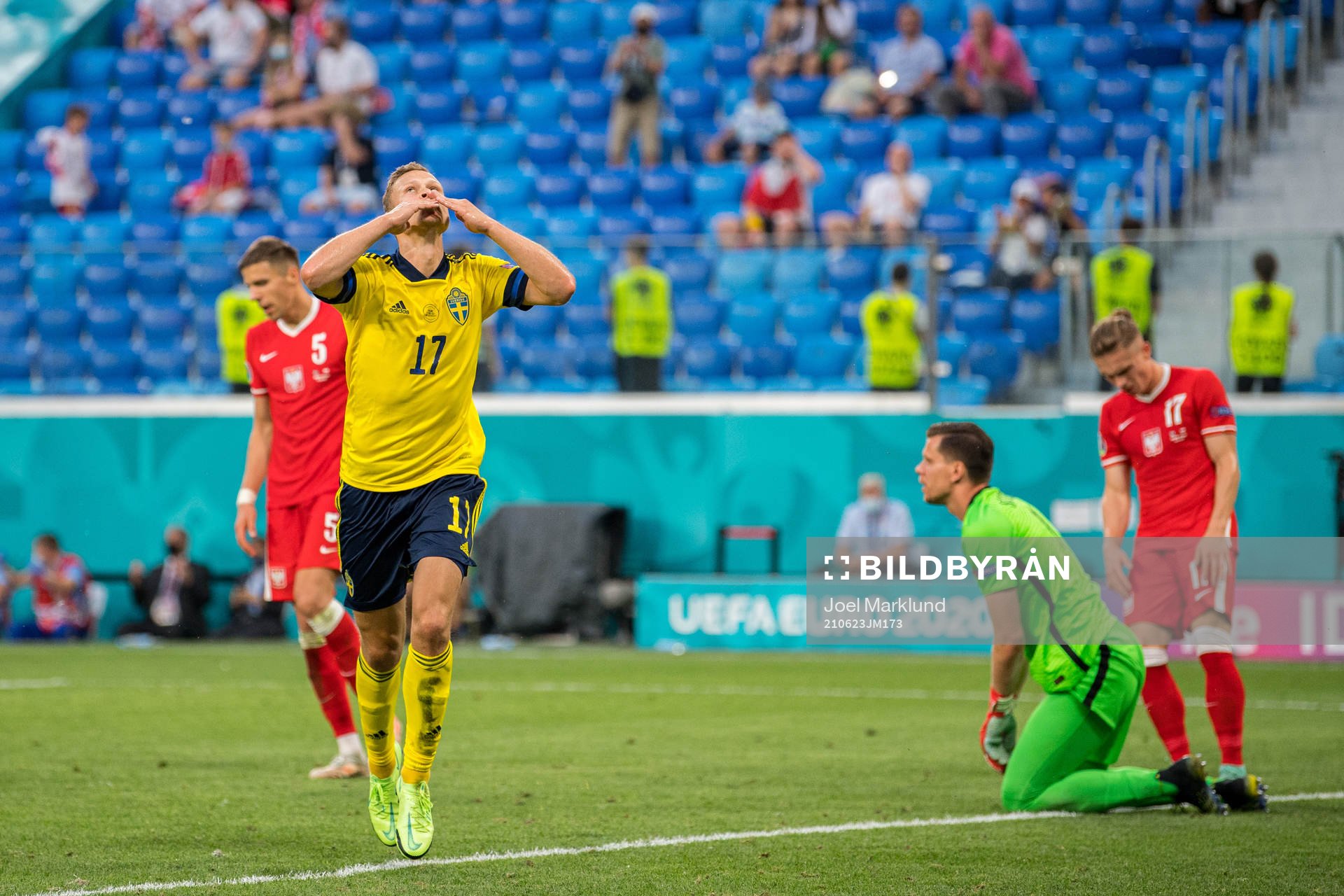 Viktor Claesson of Sweden celebrates