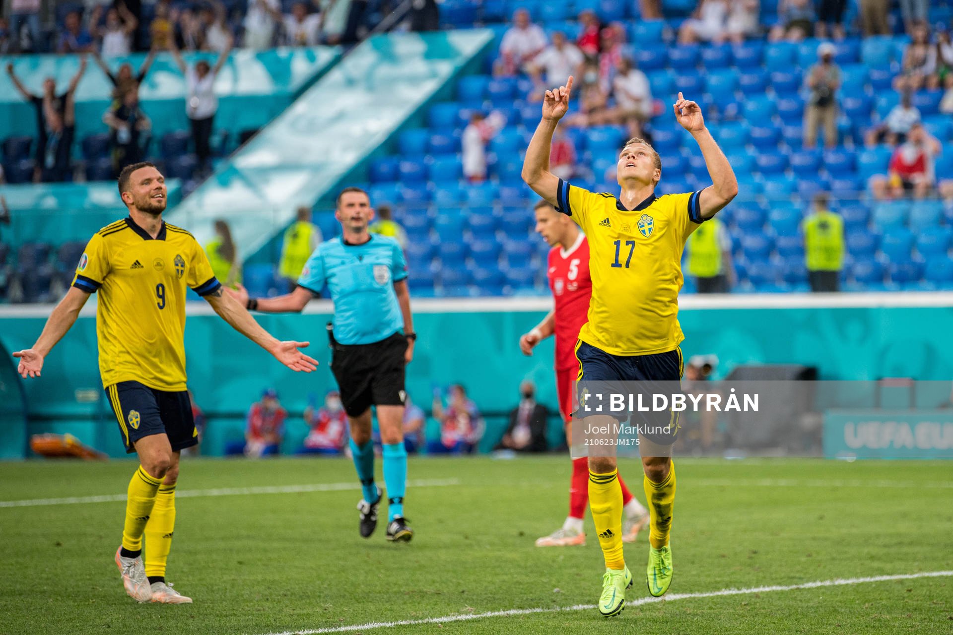 Viktor Claesson of Sweden celebrates