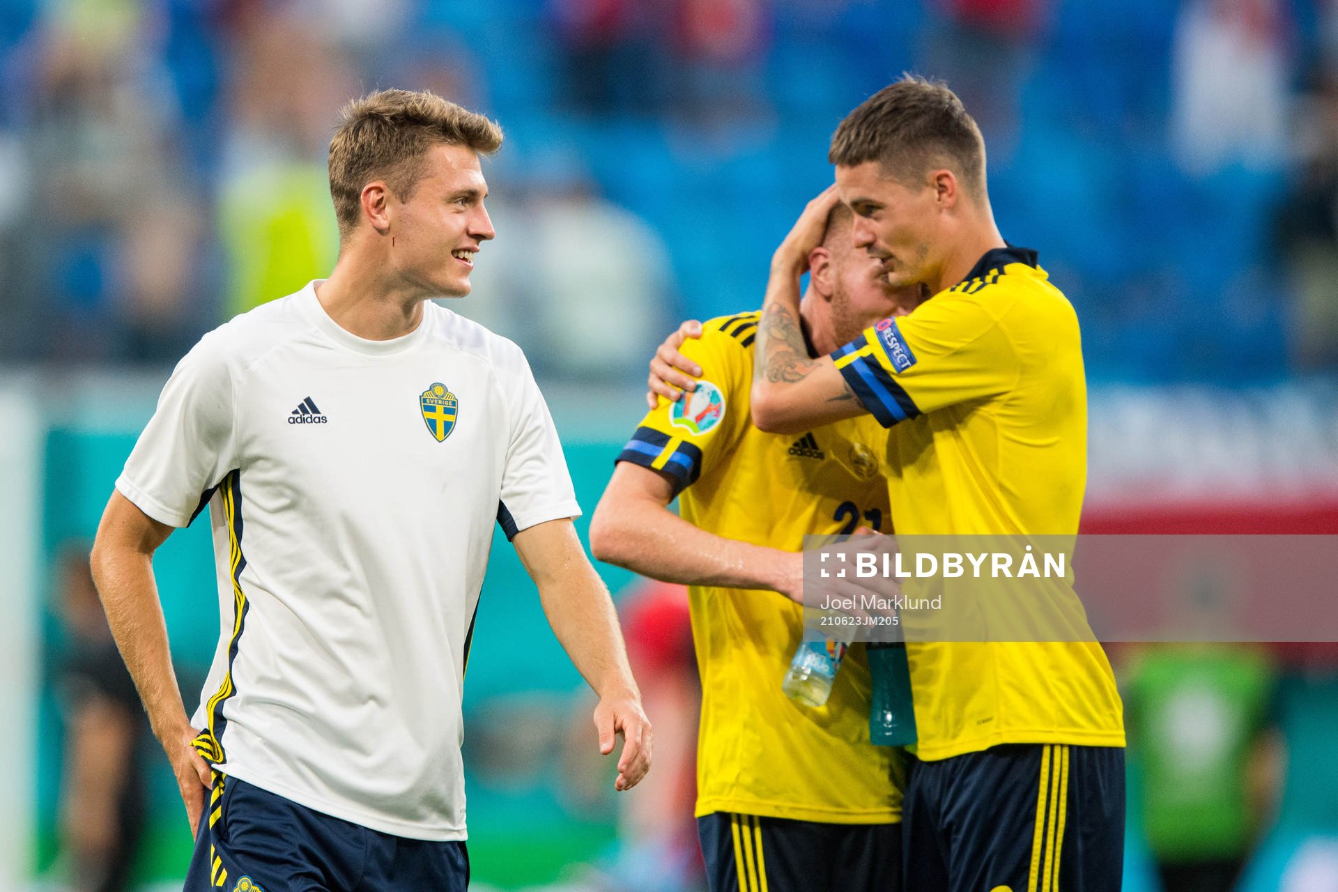 Mattias Svanberg, Dejan Kulusevski and Mikael Lustig of
