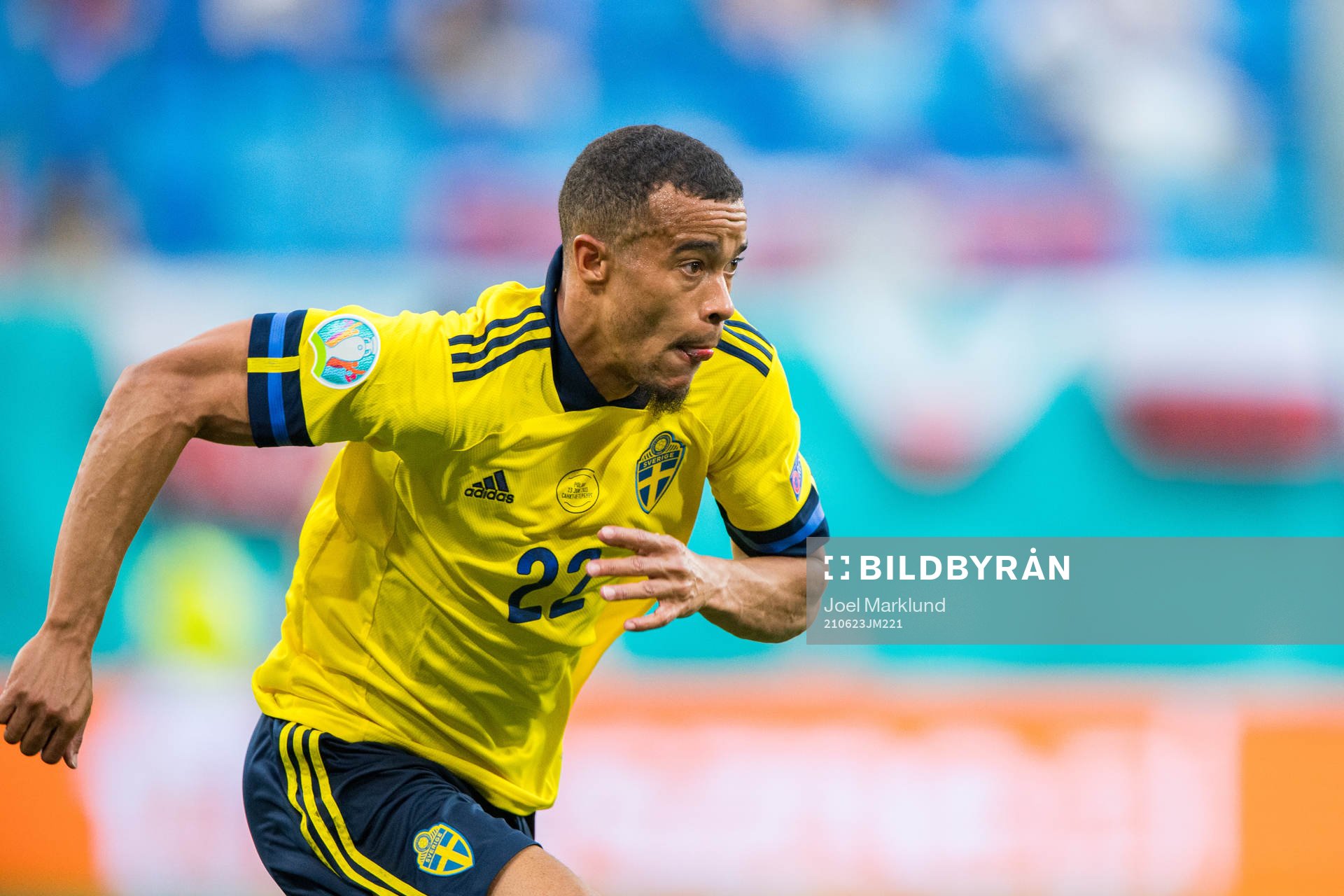 Robin Quaison of Sweden
