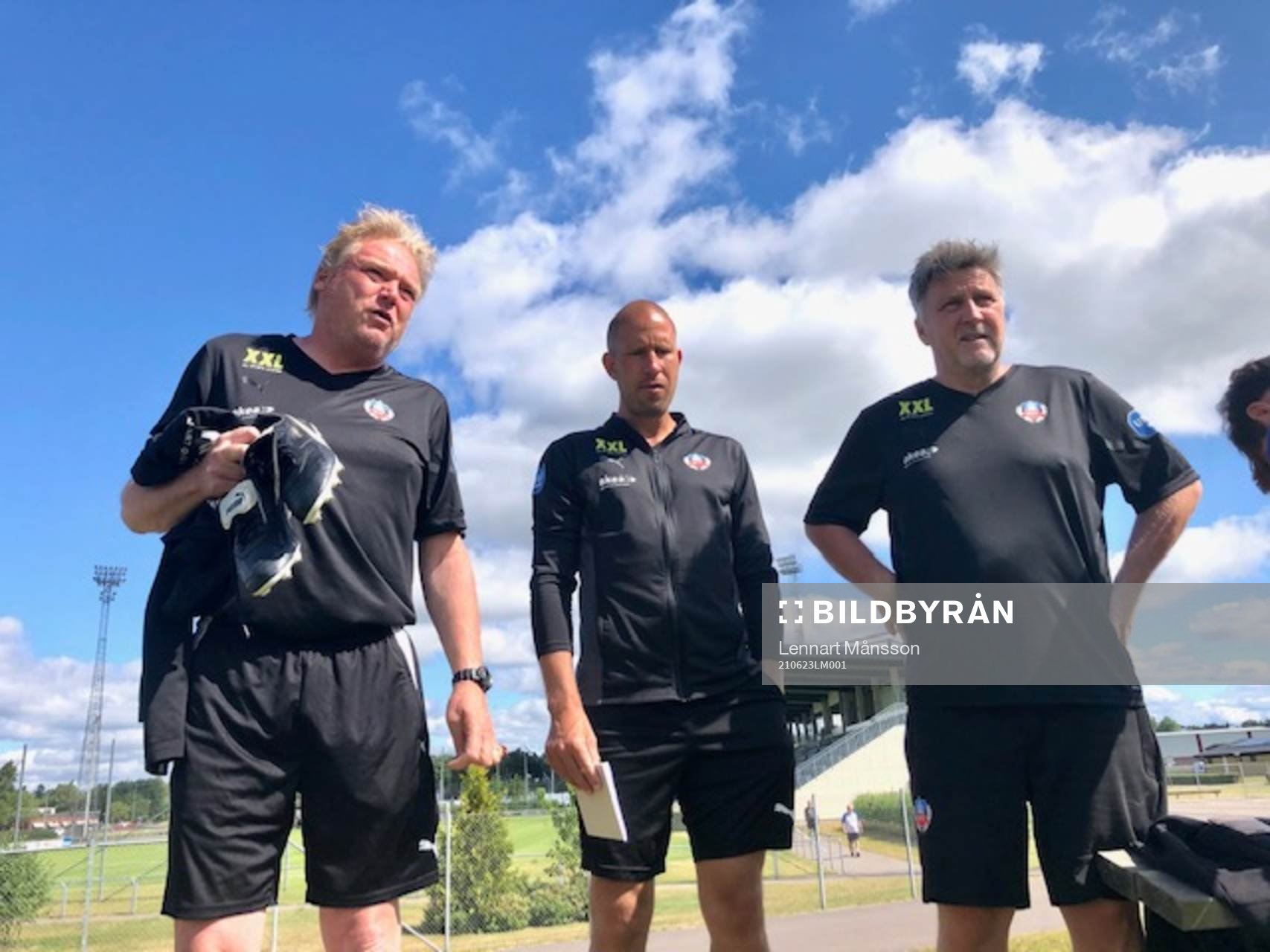 Jörgen Lennartsson, Mattias Lindström och Lino Boriero,