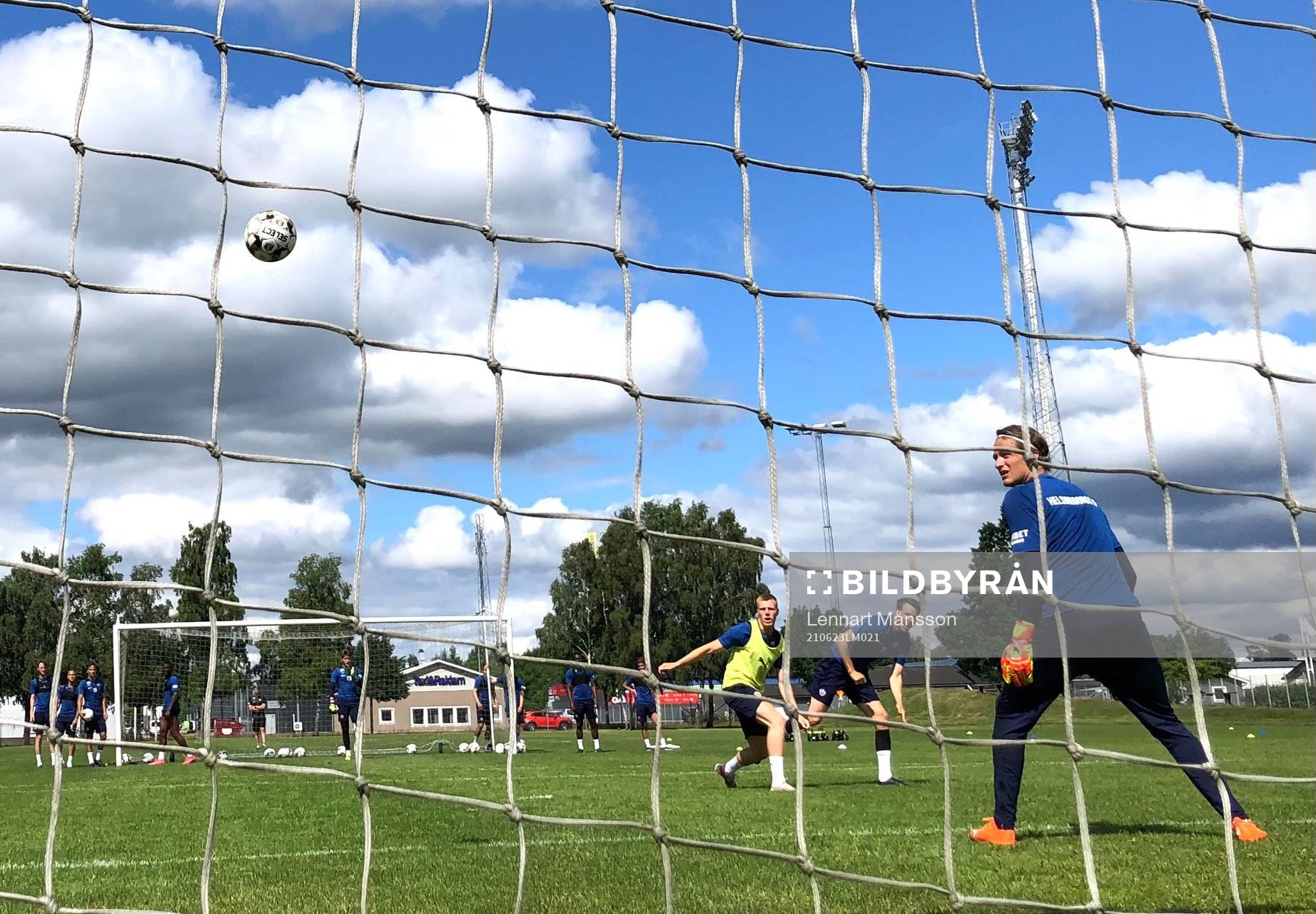 Helsingborgs IF på träningsläger i Hässleholm 23 juni