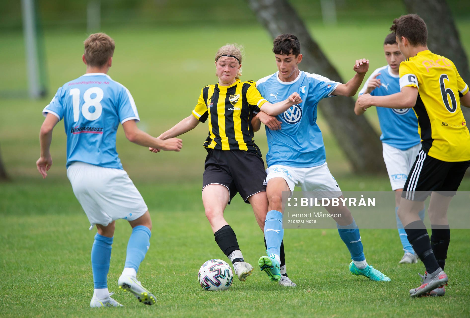i matchen i för pojkar födda 2006 mellan IFK Hässleholm