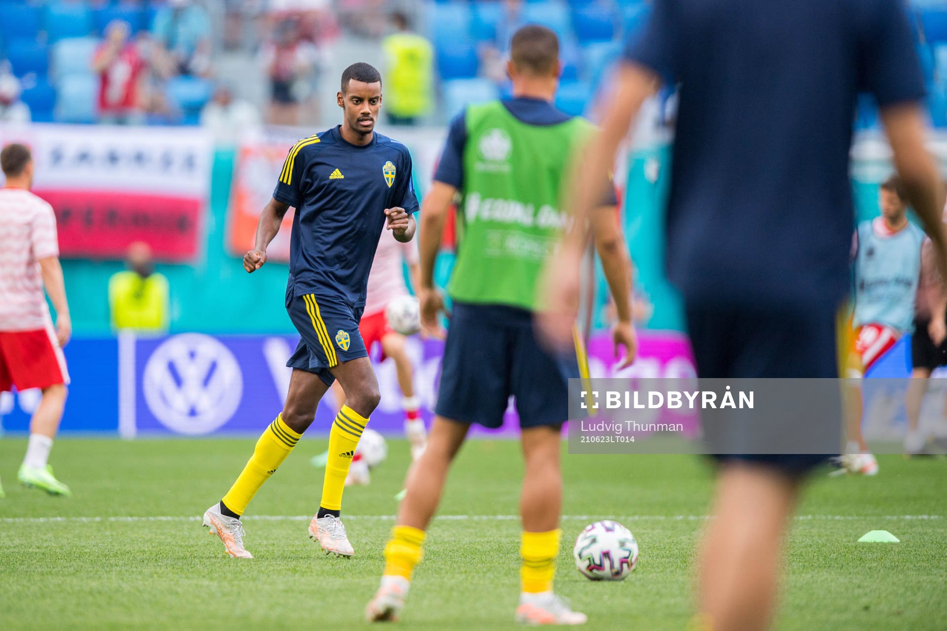 Alexander Isak of Sweden