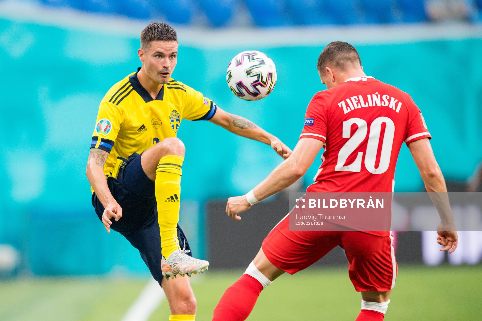 Mikael Lustig of Sweden and Piotr Zielinski of Poland