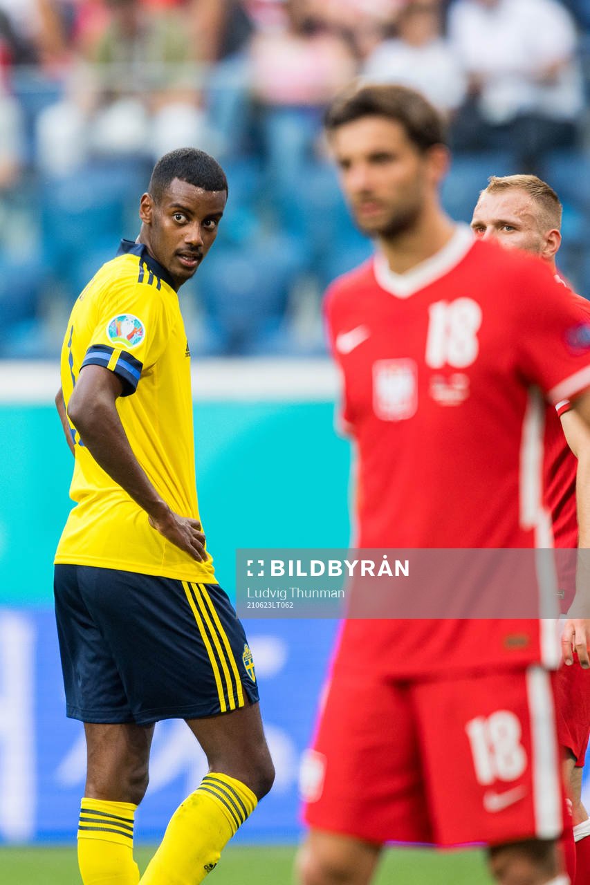 Alexander Isak of Sweden
