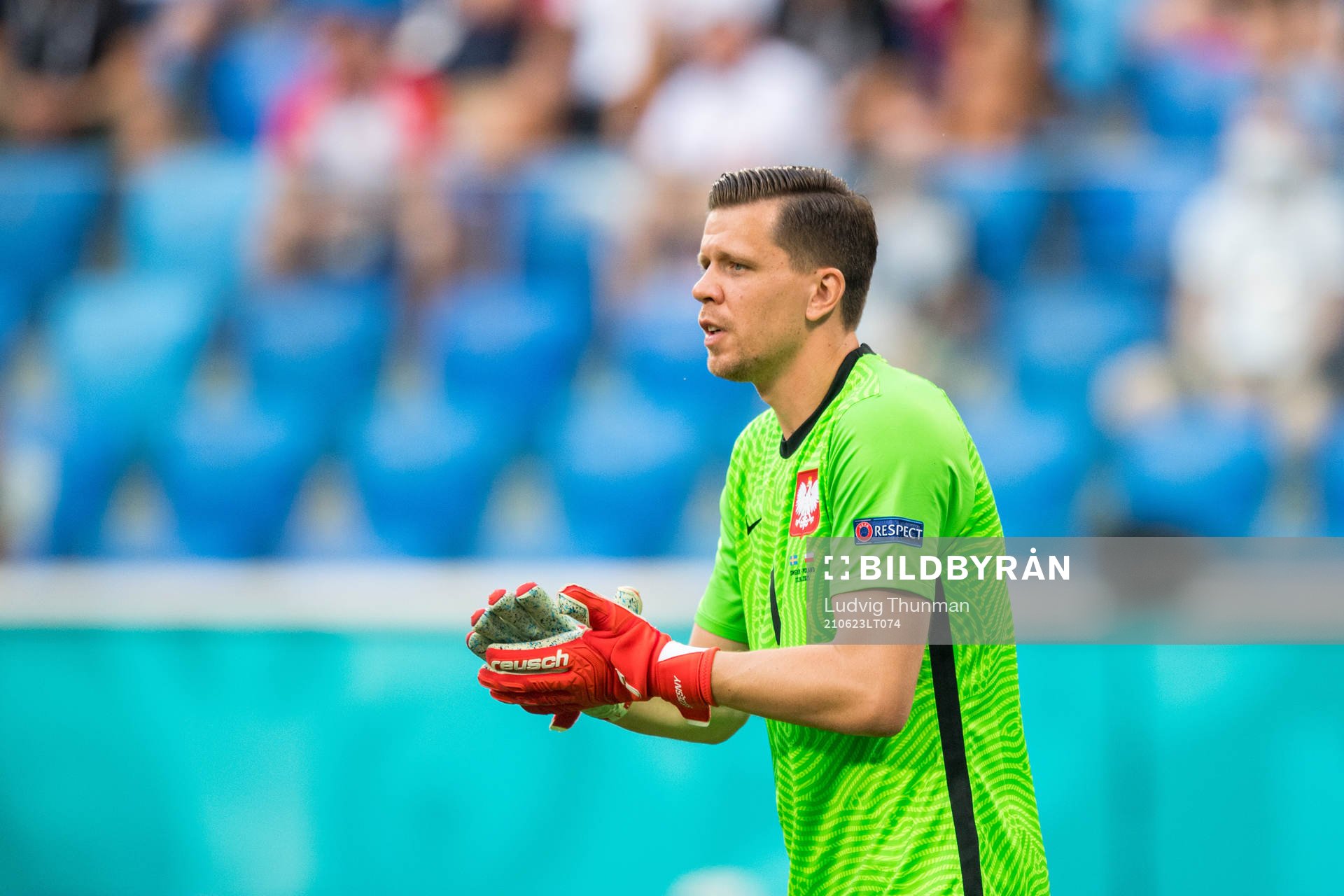 Goalkeeper Wojciech Szczesny of Poland