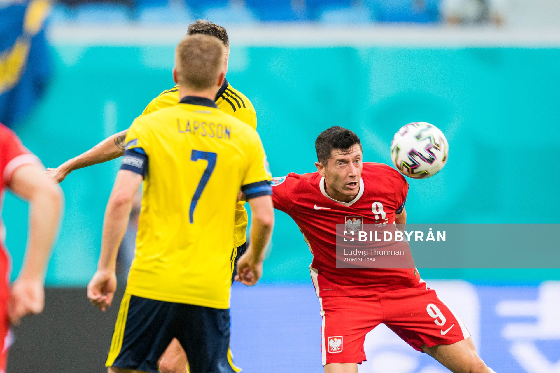 Robert Lewandowski of Poland