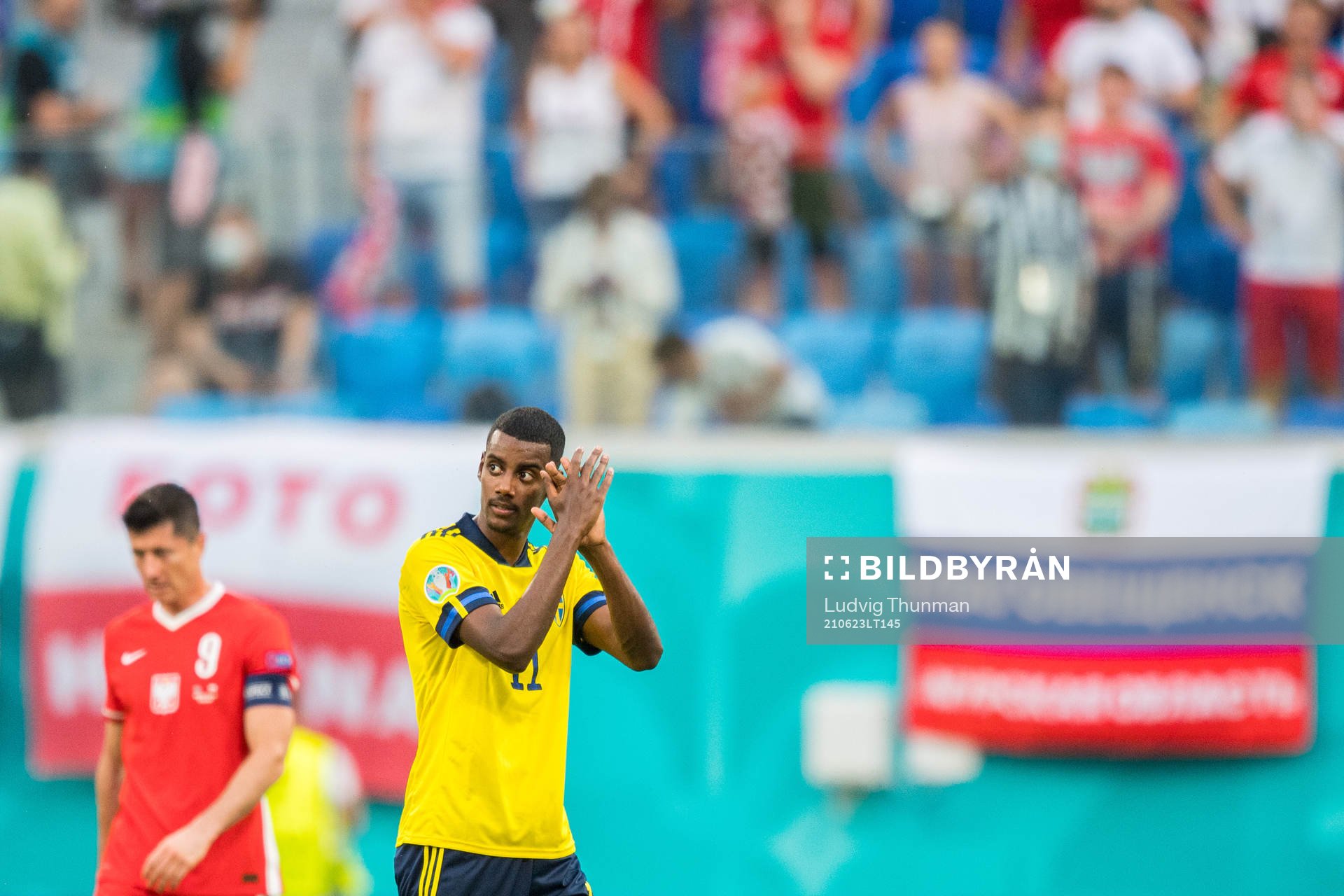 Alexander Isak of Sweden