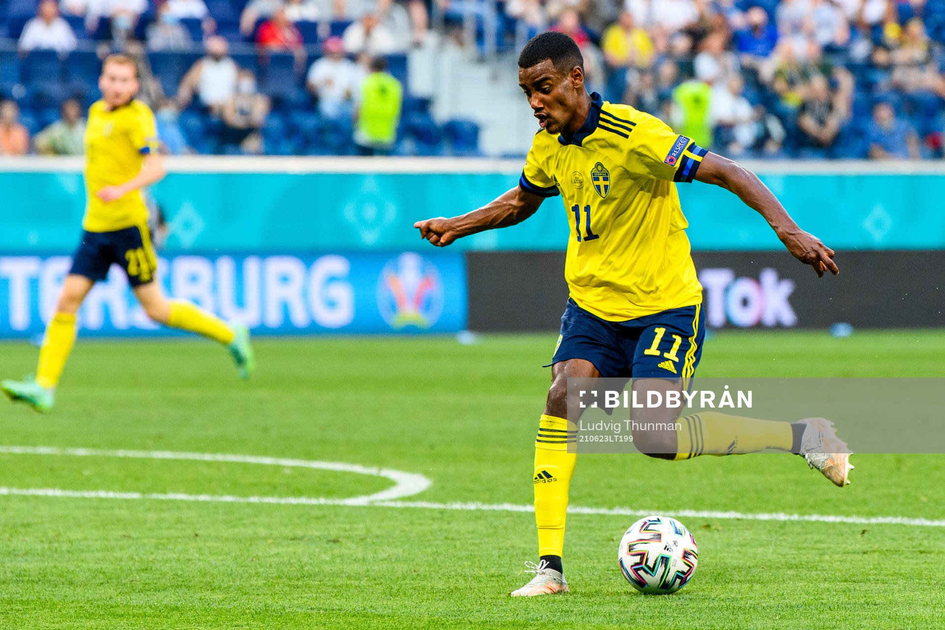 Alexander Isak of Sweden