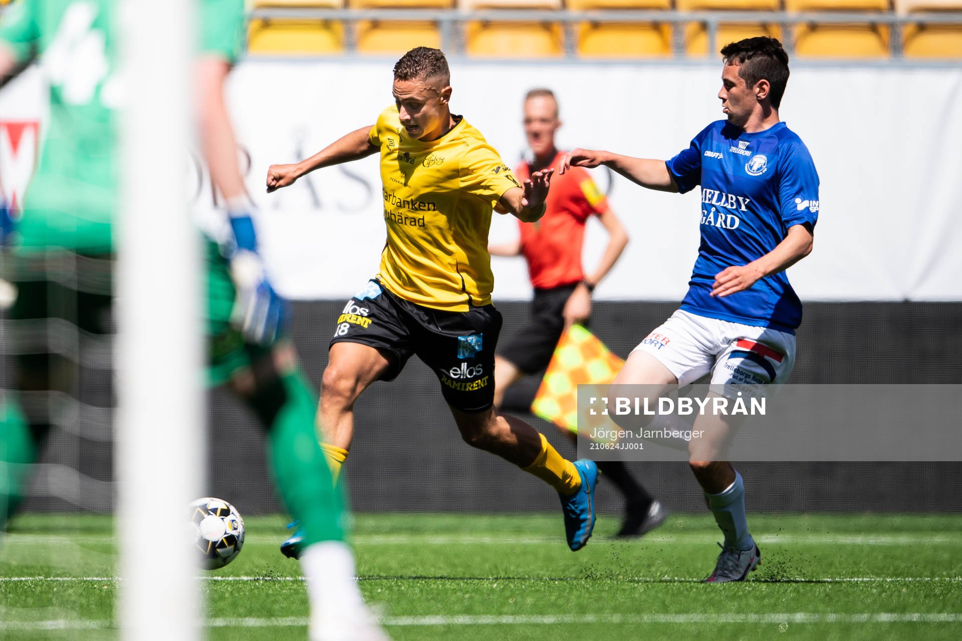 Elfsborgs Theo Lind och Trelleborgs Simon Fröjdh