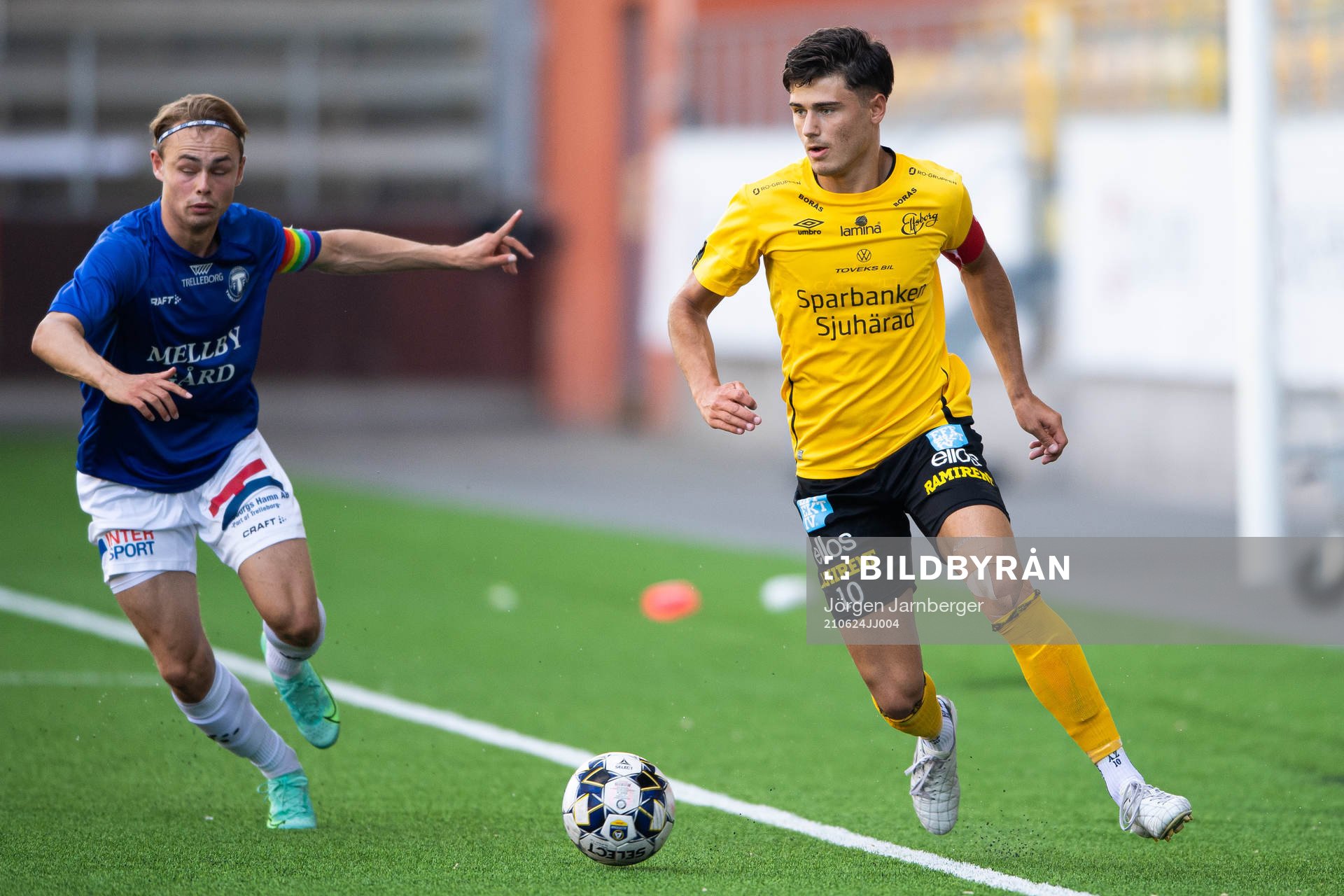 Elfsborgs Besfort Zeneli och Trelleborgs Theo Mårtensson
