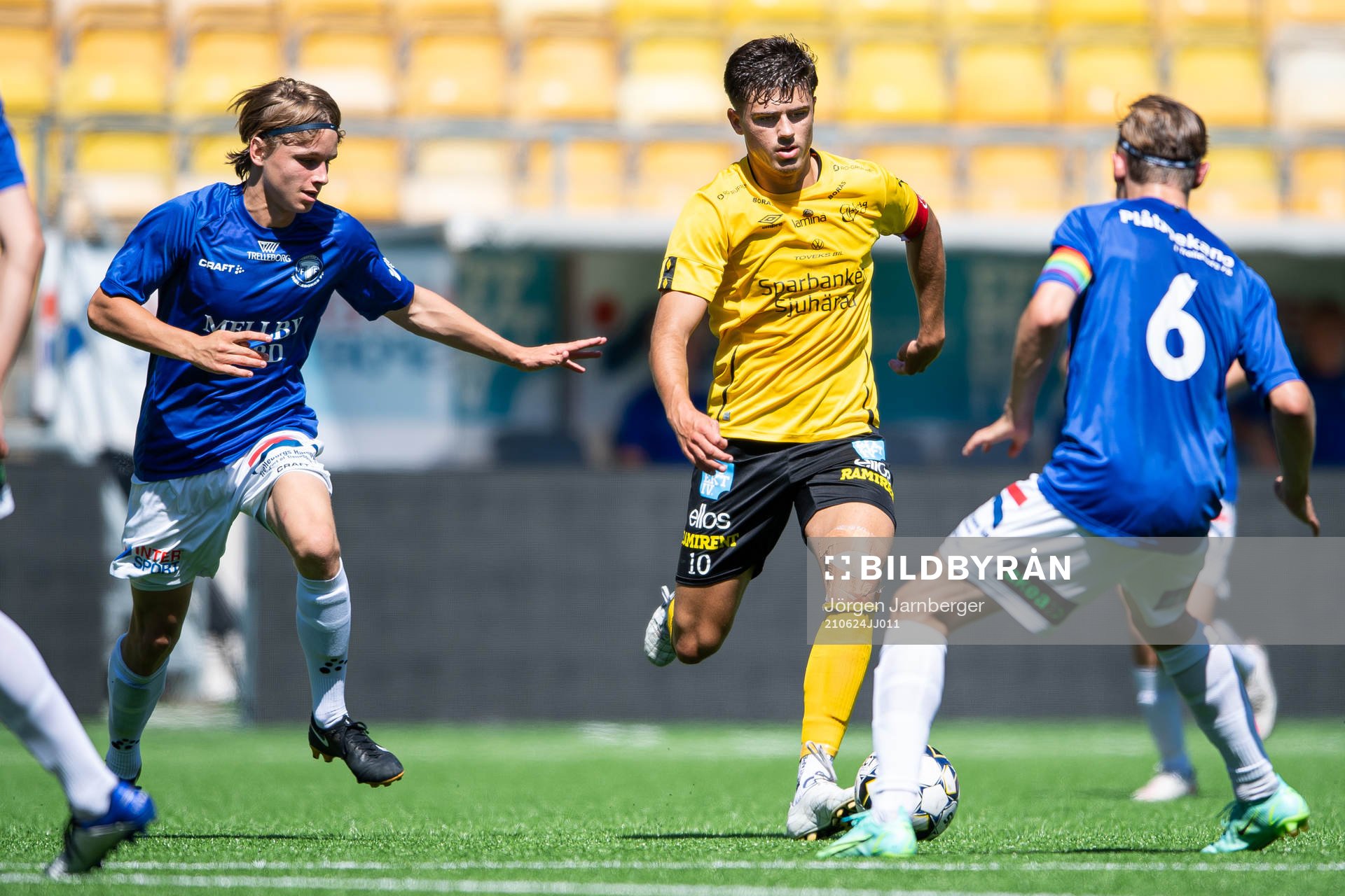 Elfsborgs Besfort Zeneli och Trelleborgs Filip Thomsen