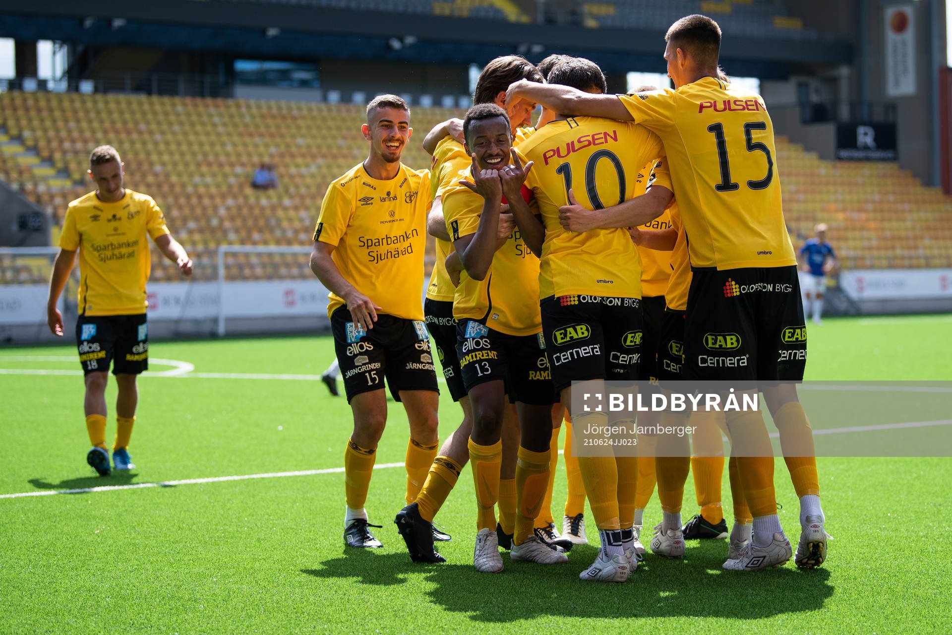Elfsborgs spelare jublar