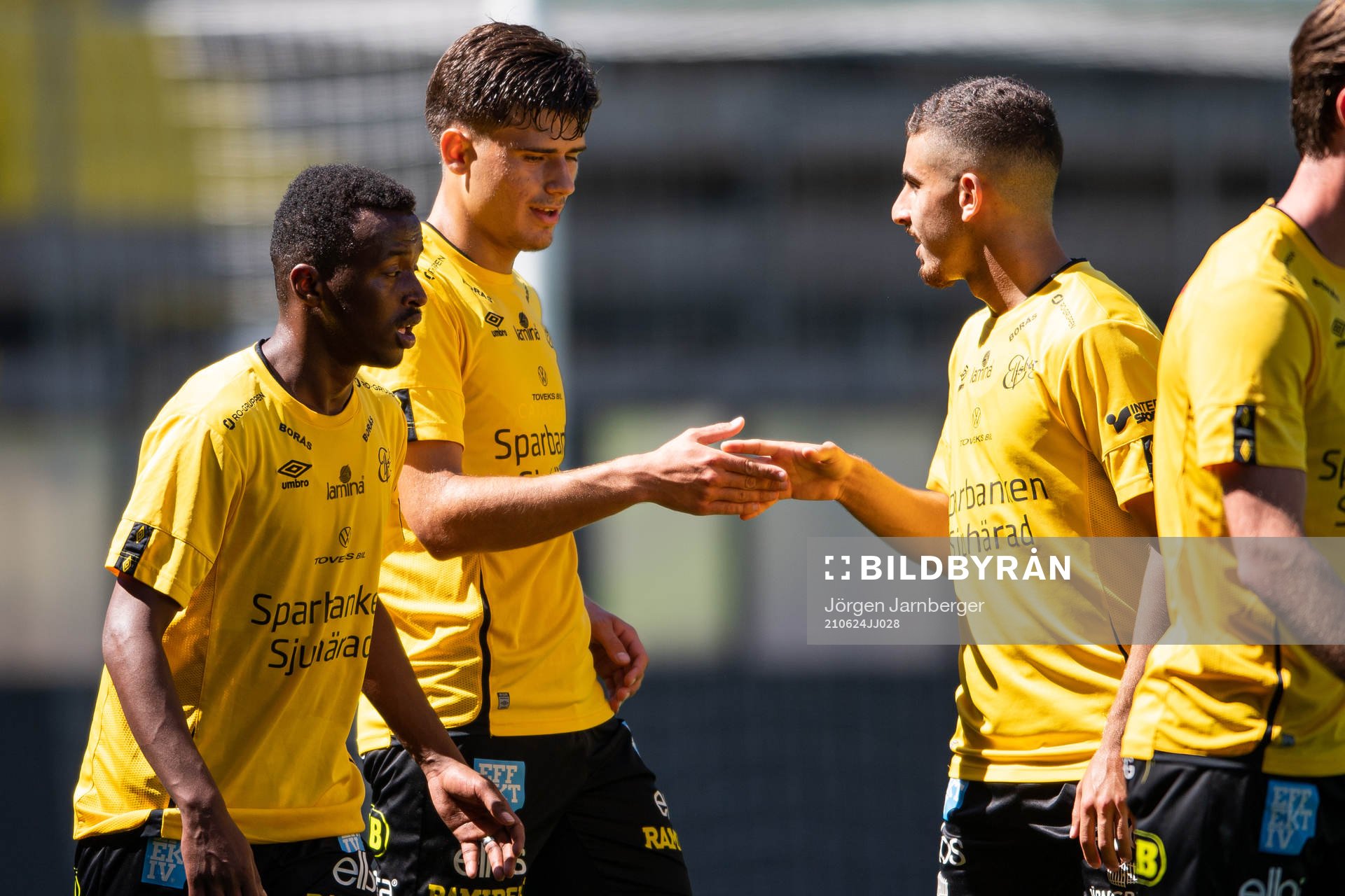 Elfsborgs Awil Hassan, Besfort Zeneli och Johannes