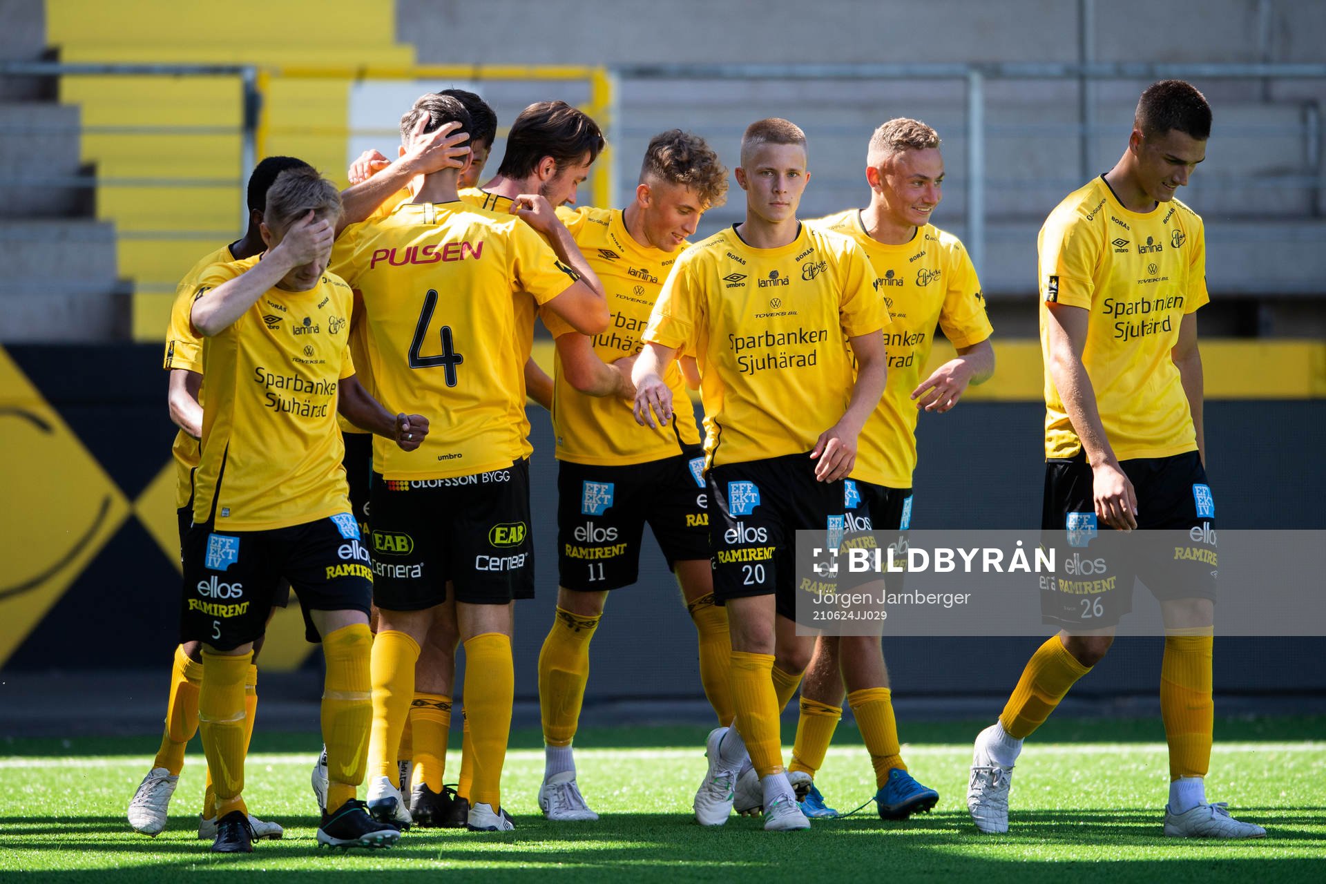 Elfsborgs spelare jublar