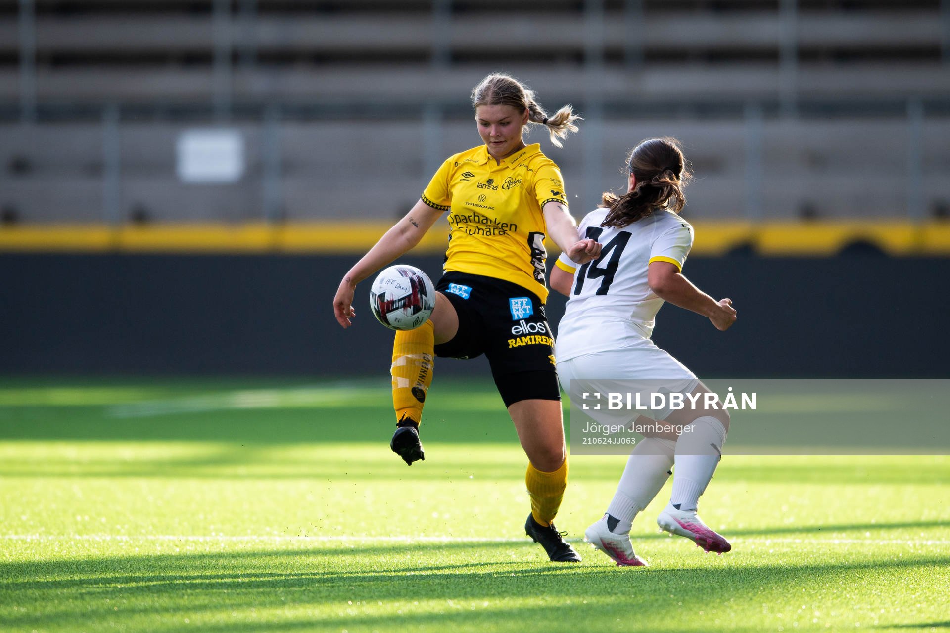 Elfsborgs Elin Dahl och Häckens Astrid Hedeås