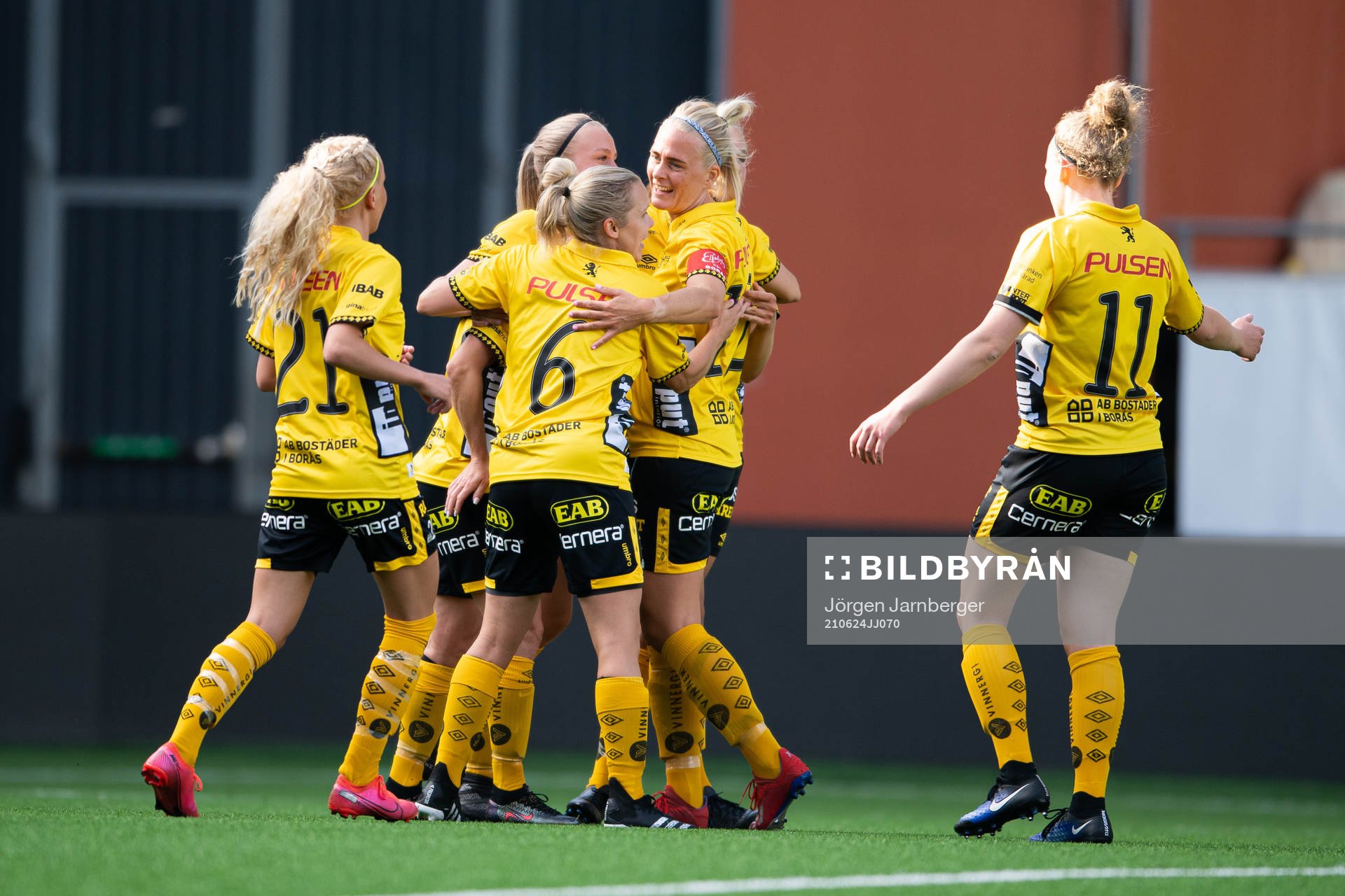 Elfsborgs spelare jublar