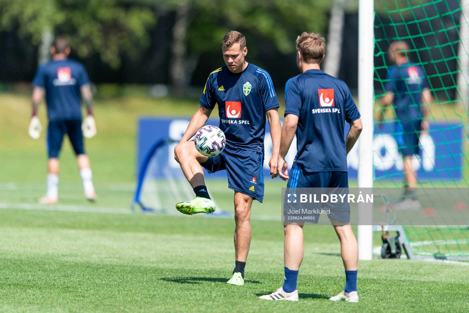 Viktor Claesson and Pierre Bengtsson of the Swedish