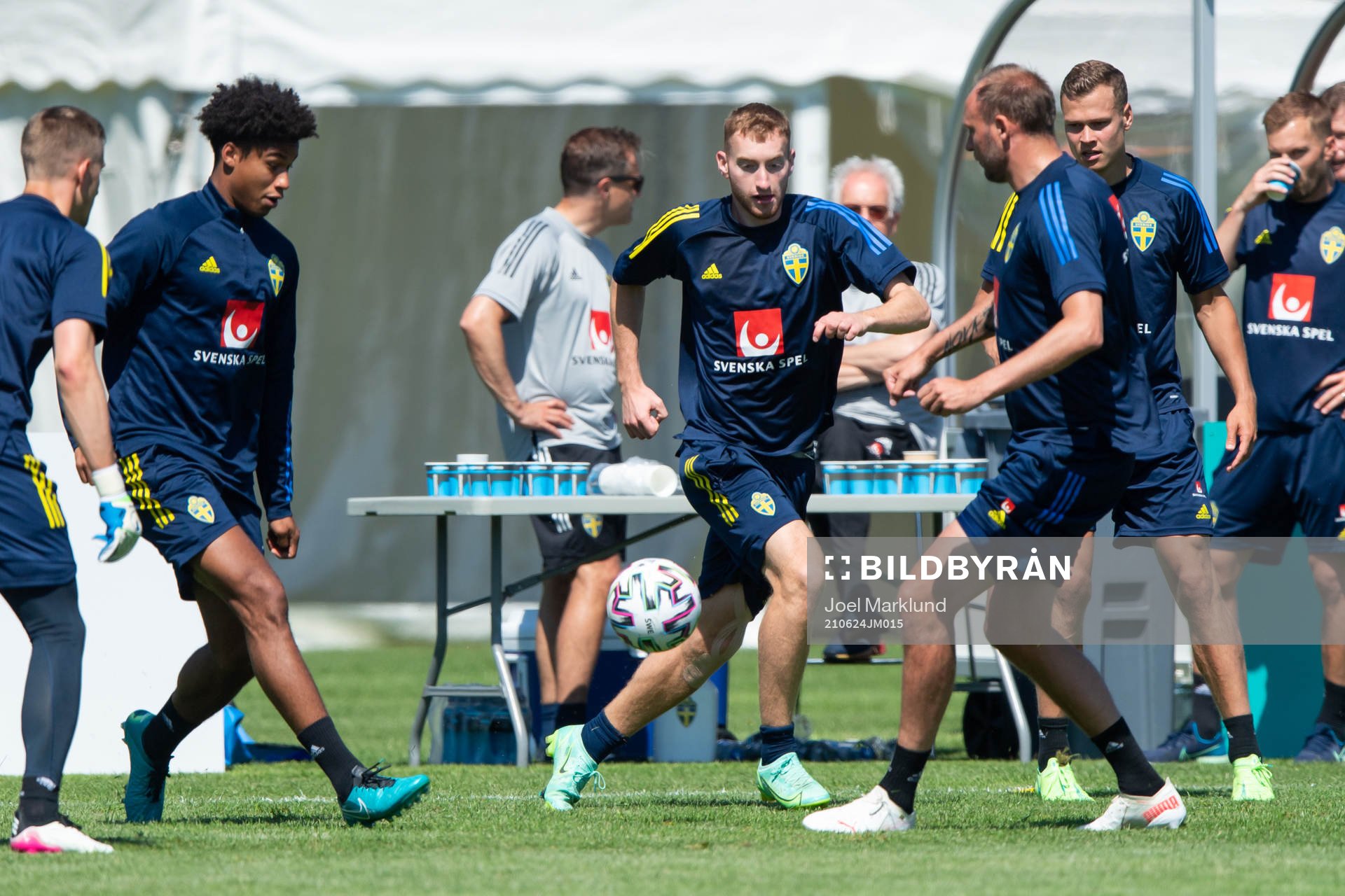 Jens Cajuste, Dejan Kulusevski, Andreas Granqvist and