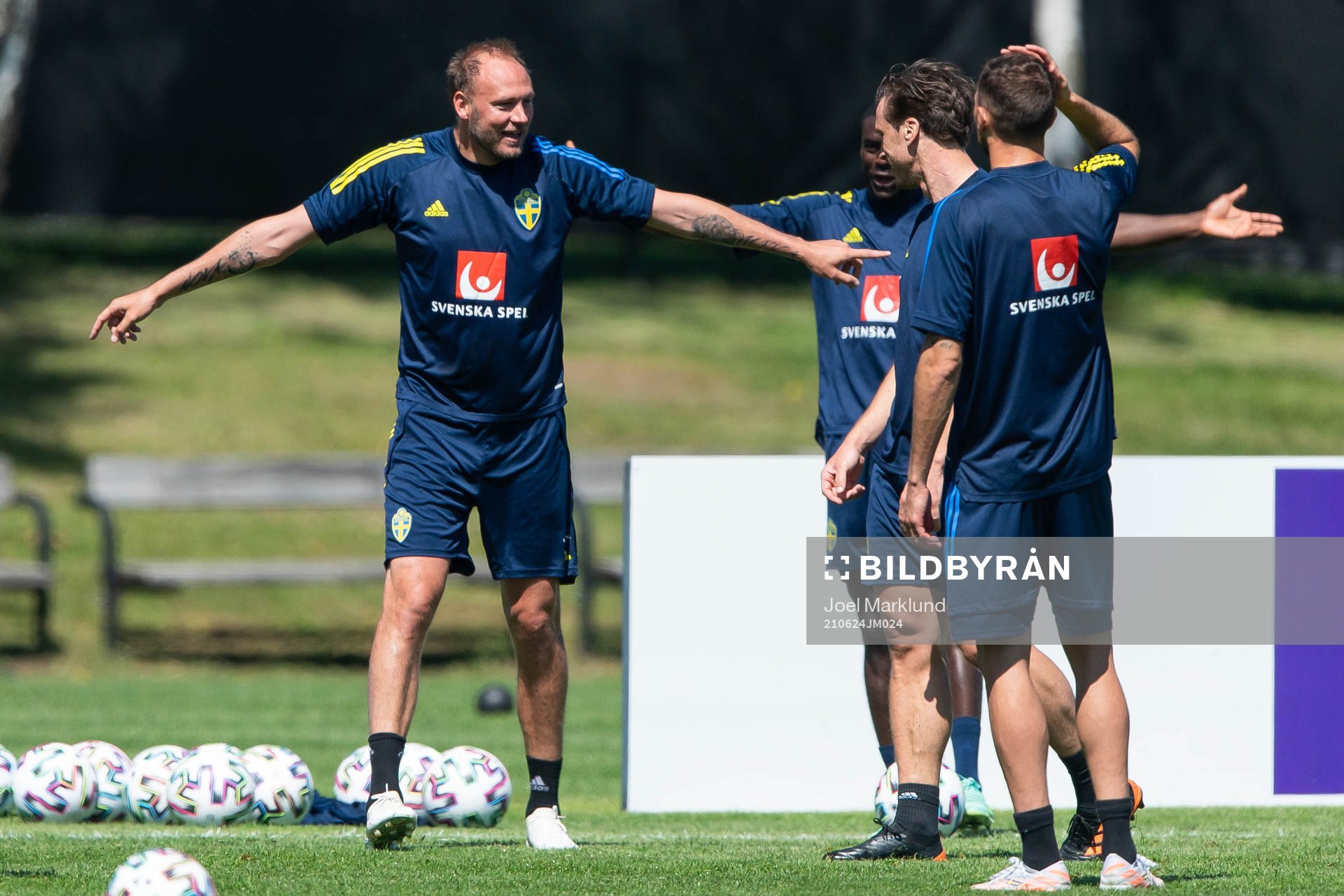 Andreas Granqvist of the Swedish national football team at