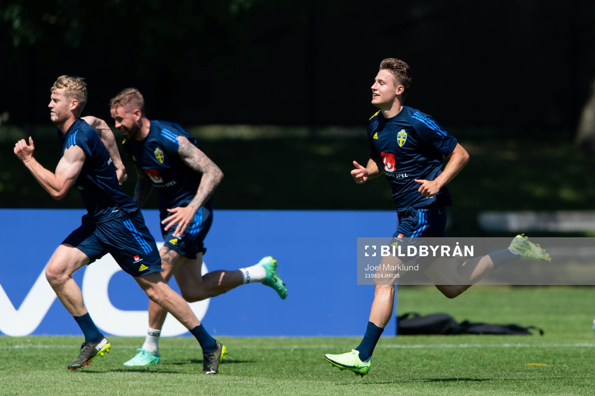 Filip Heleander and Mattias Svanberg of the Swedish