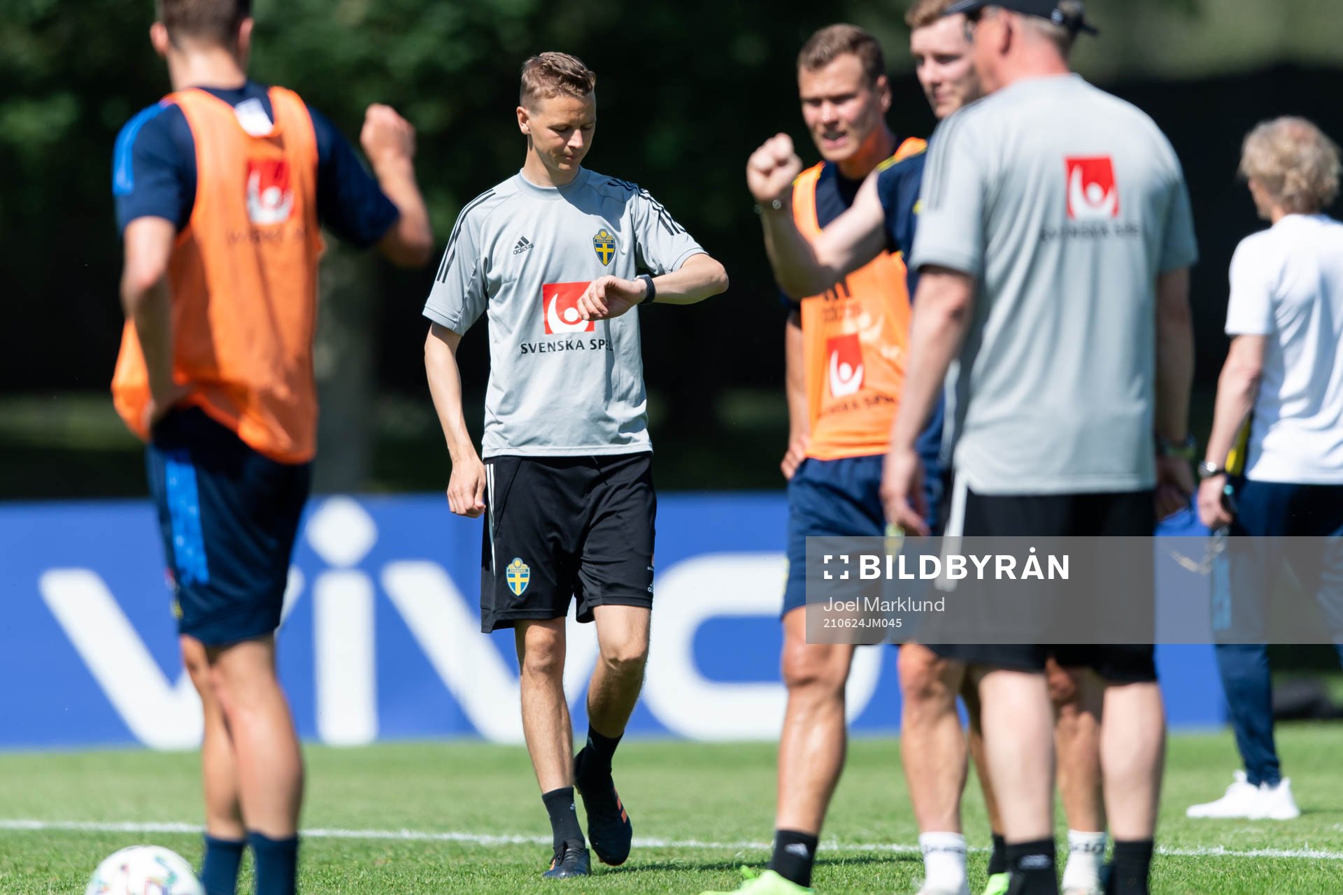 Goalkeeper coach Maths Elfvendal of the Swedish national