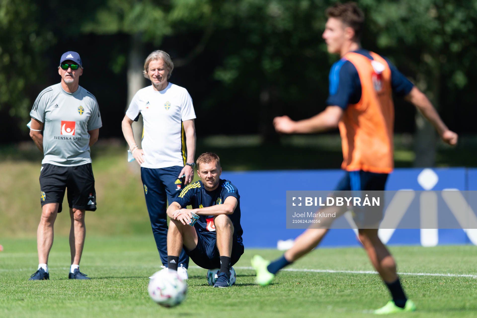 Sebastian Larsson of the Swedish national football team at