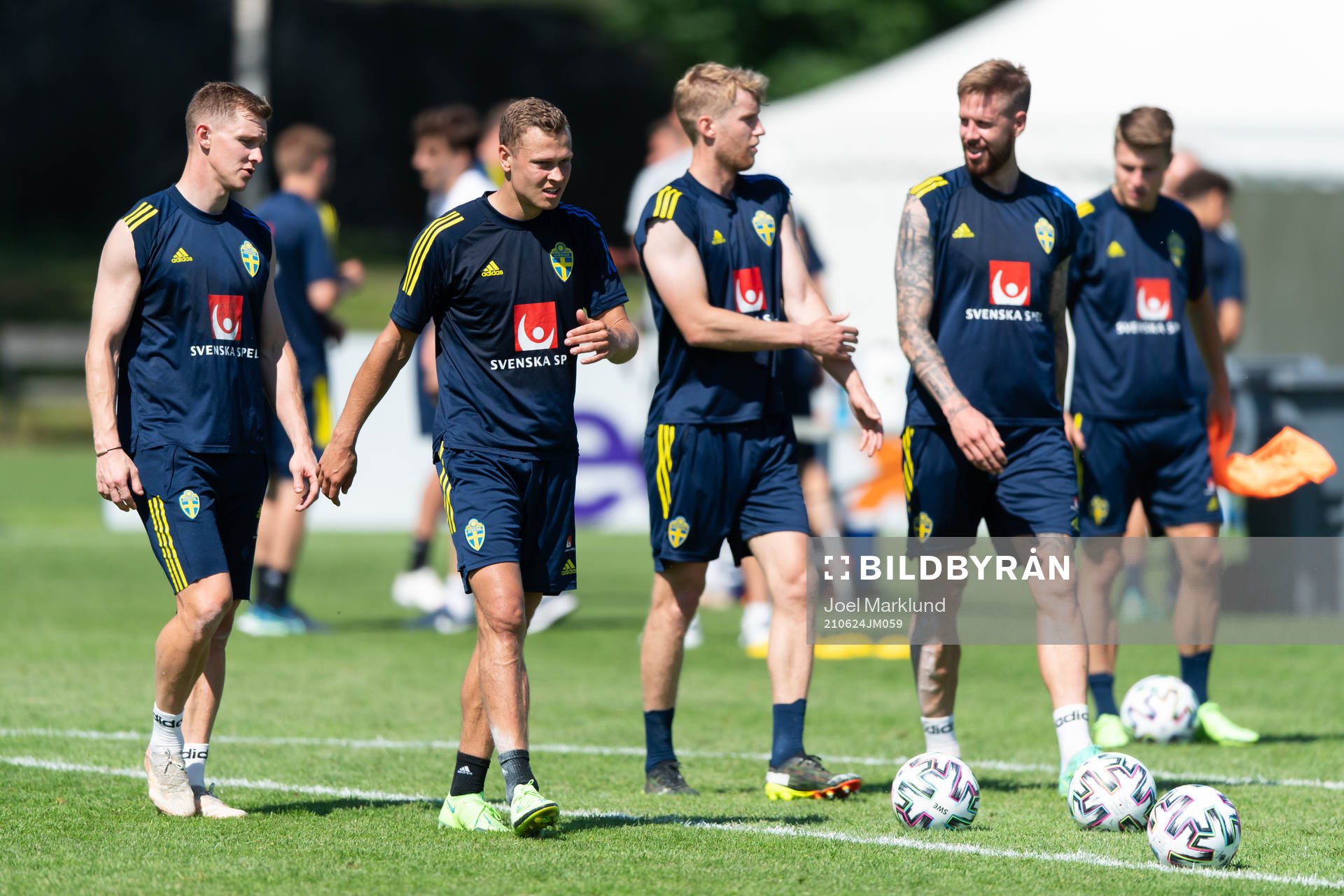Emil Krafth, Viktor Claesson, Filip Helander and Pontus