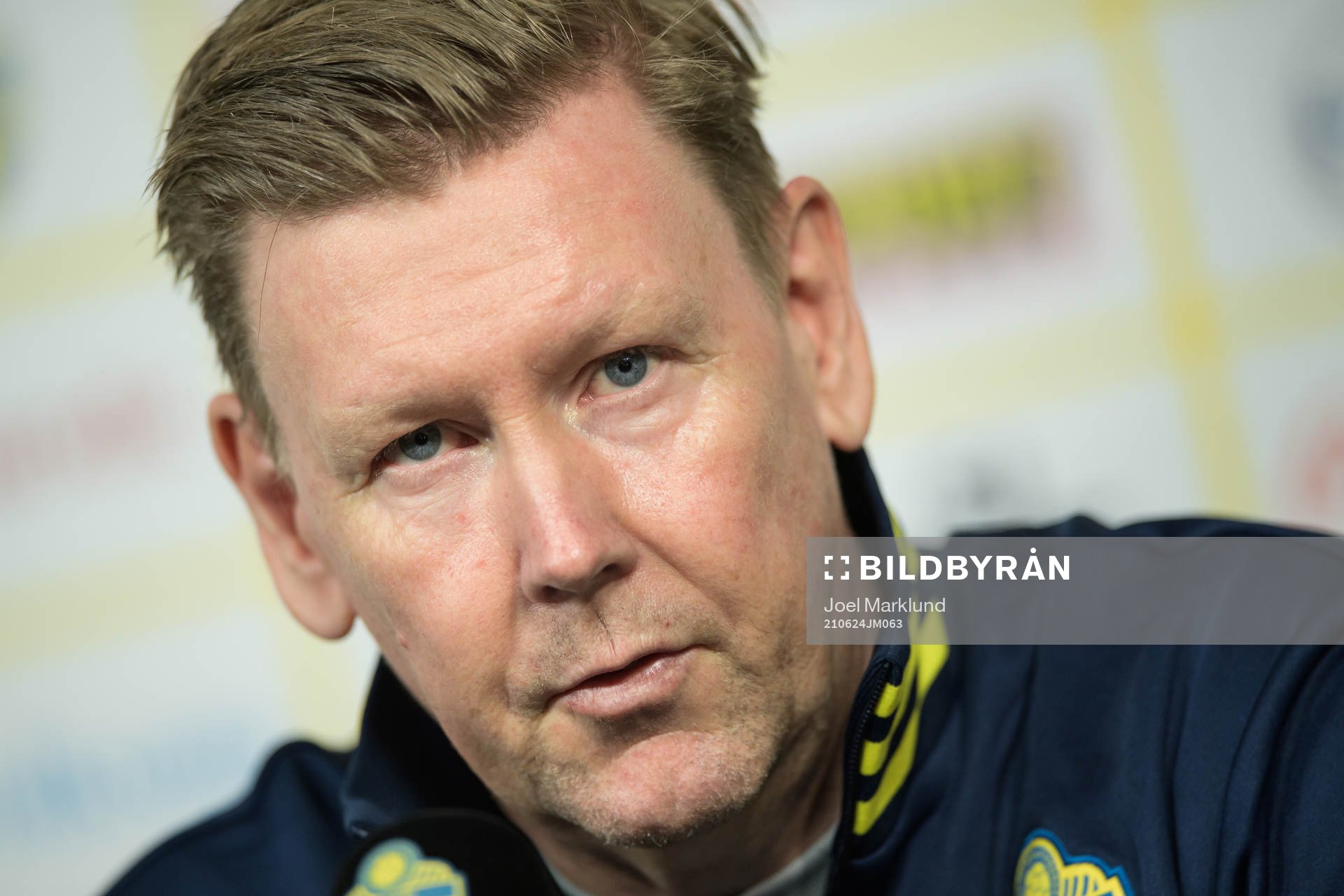 Assistant coach Peter Wettergren of the Swedish national