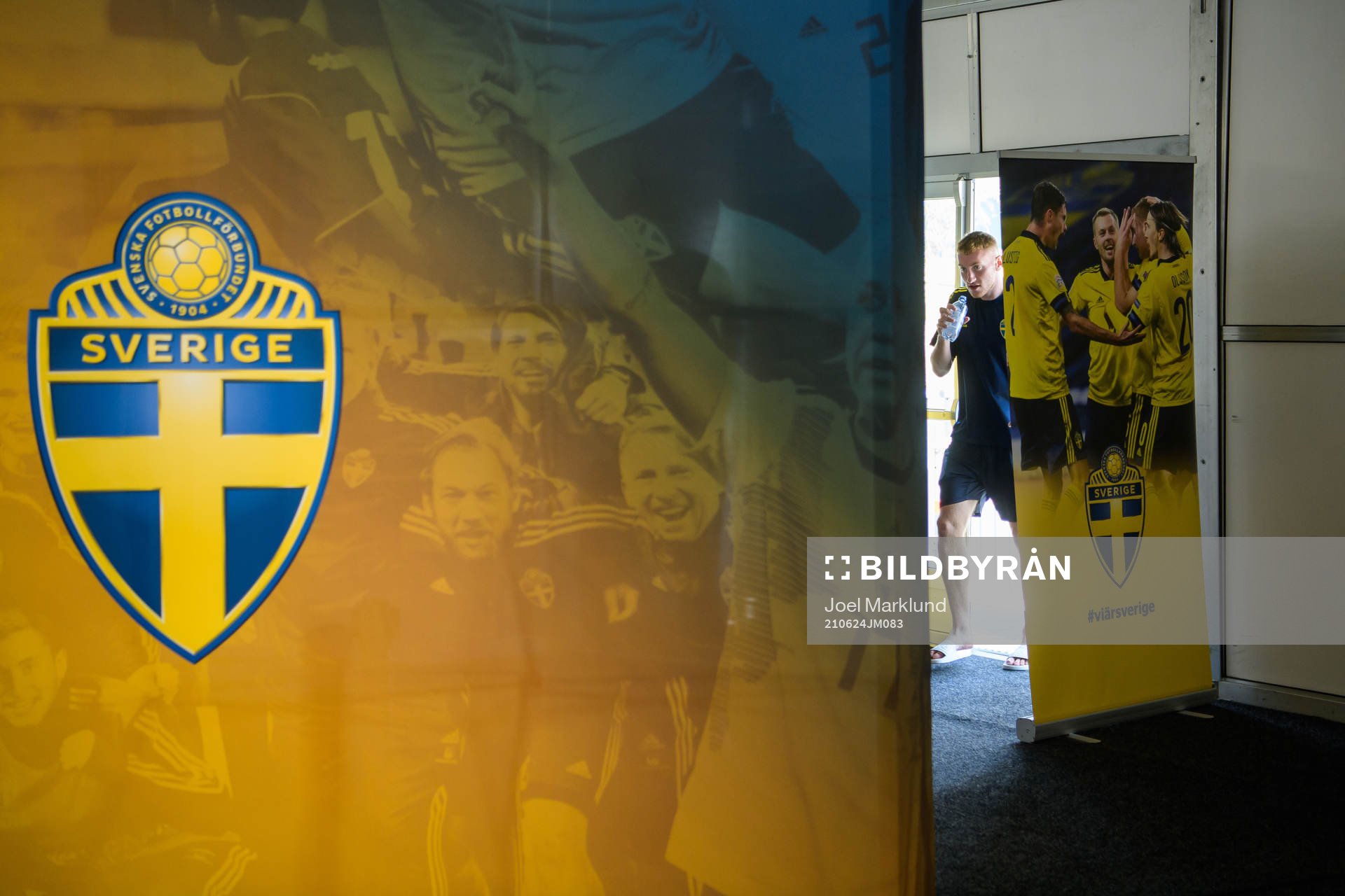 Dejan Kulusevski of the Swedish national football team at a