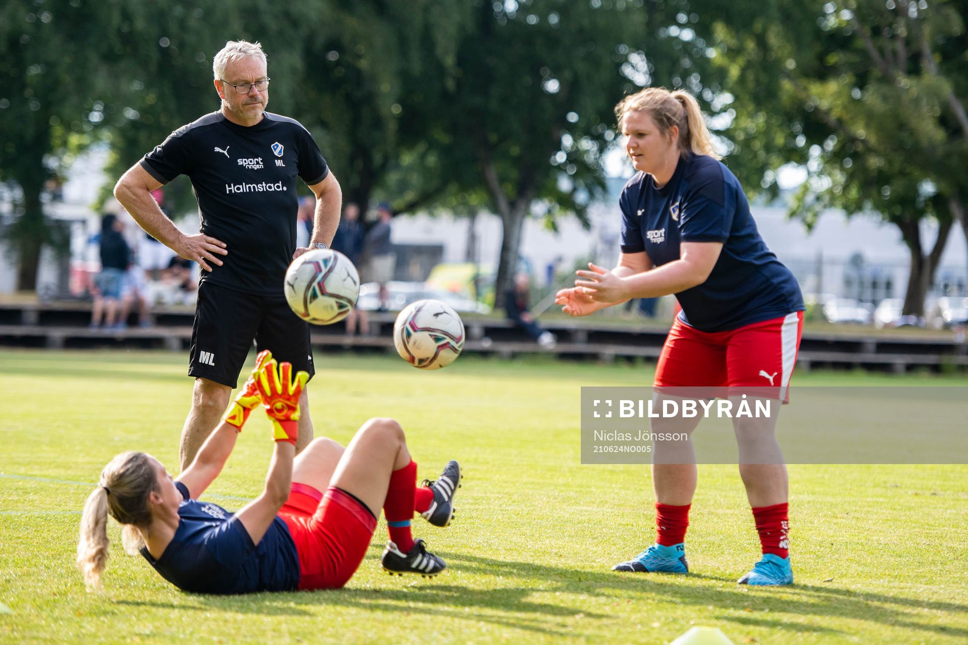 Halmstads målvaktstränare Mats Lindgren