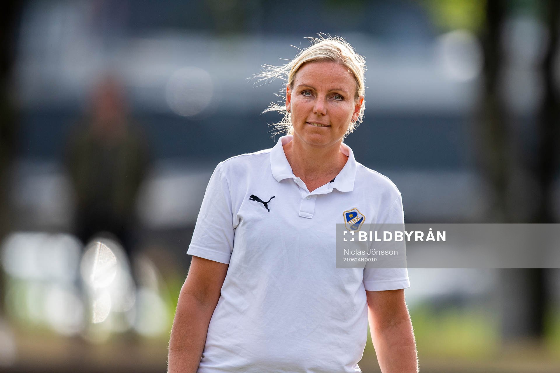Halmstads assisterande tränare/fystränare Emma