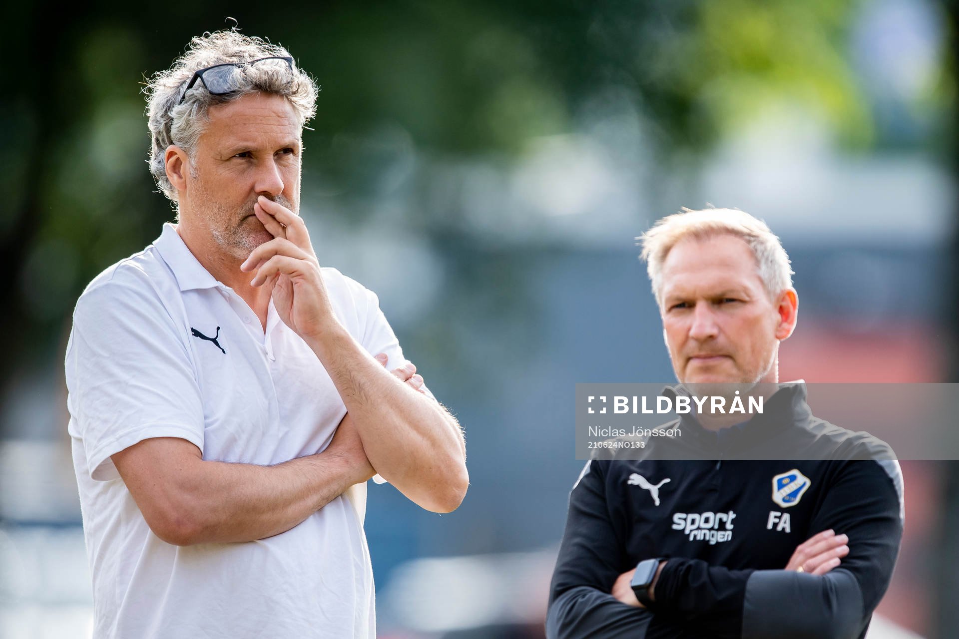 Halmstads assisterande tränare Johan Almén