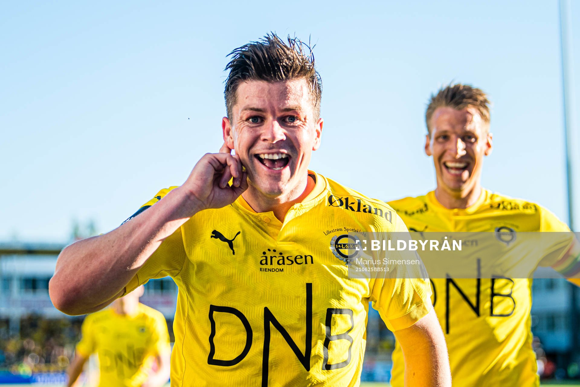 Pål Andre Helland celebrates