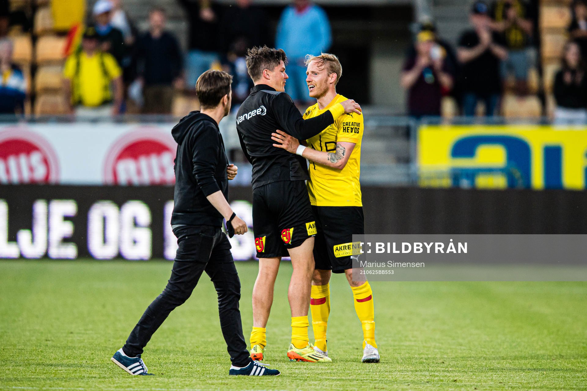 Pål Andre Helland and Gjermund Åsen of Lillestrøm