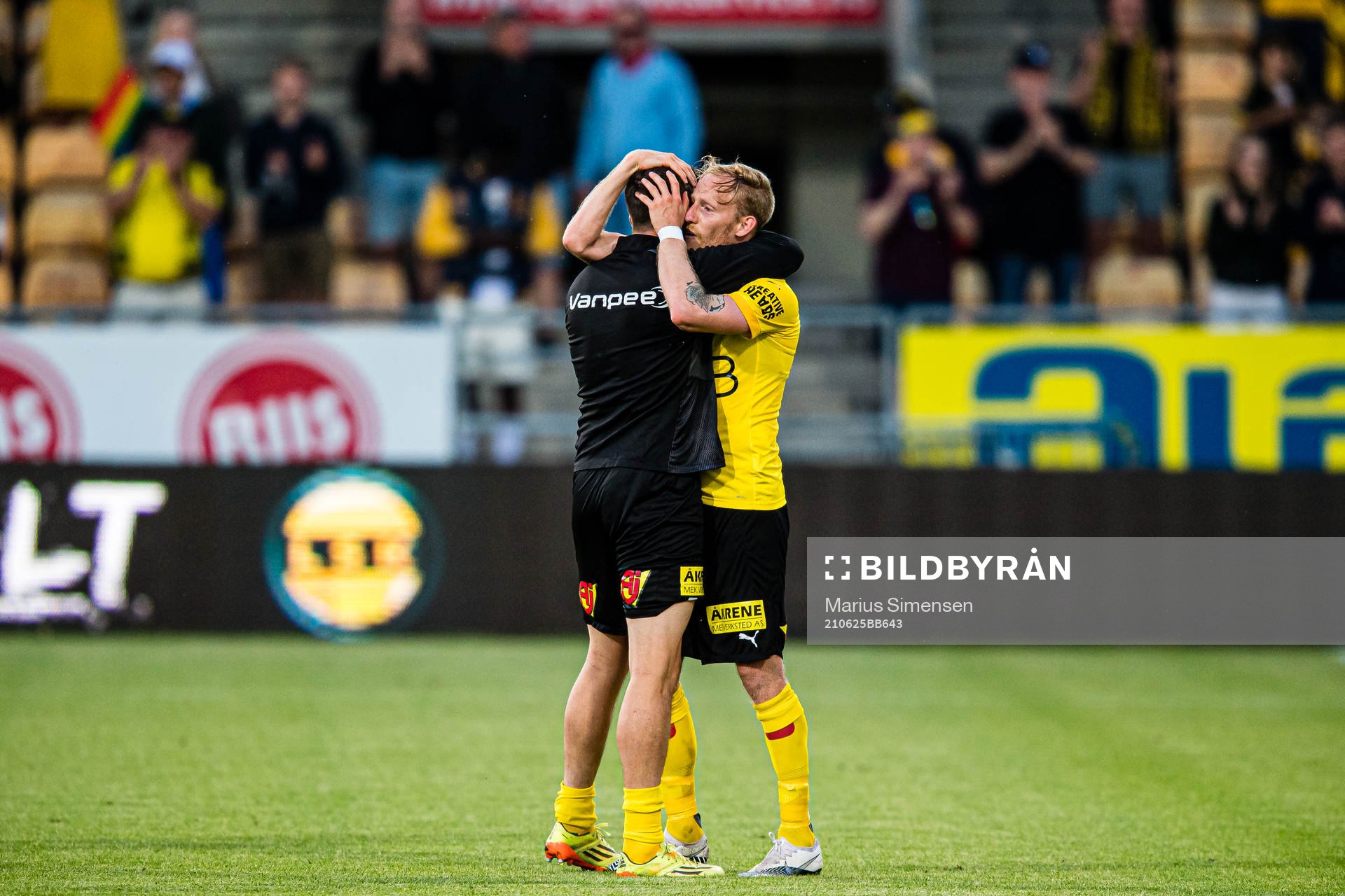 Pål Andre Helland and Gjermund Åsen of Lillestrøm