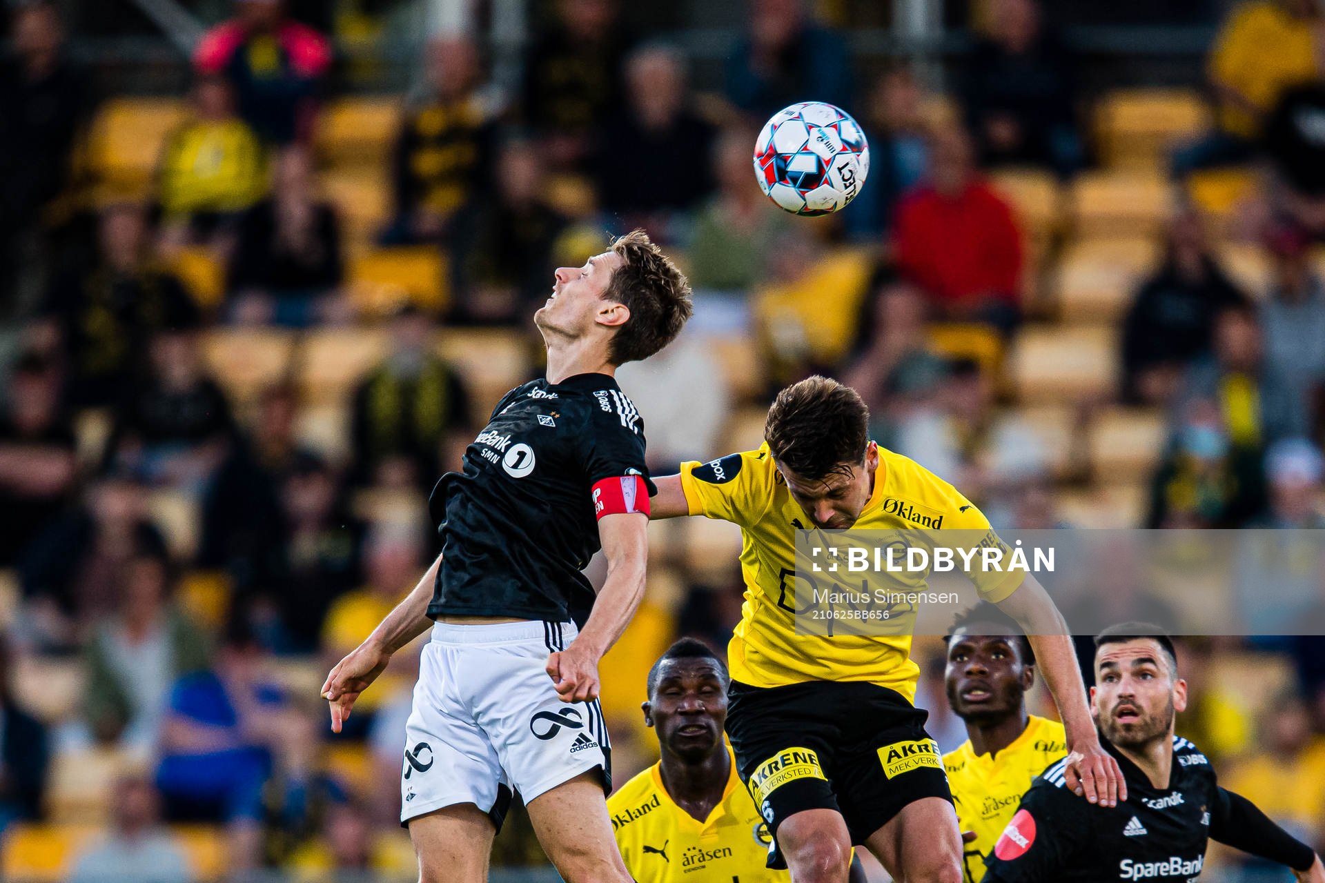 Kristoffer Zachariassen of Rosenborg and Kasper Kaan