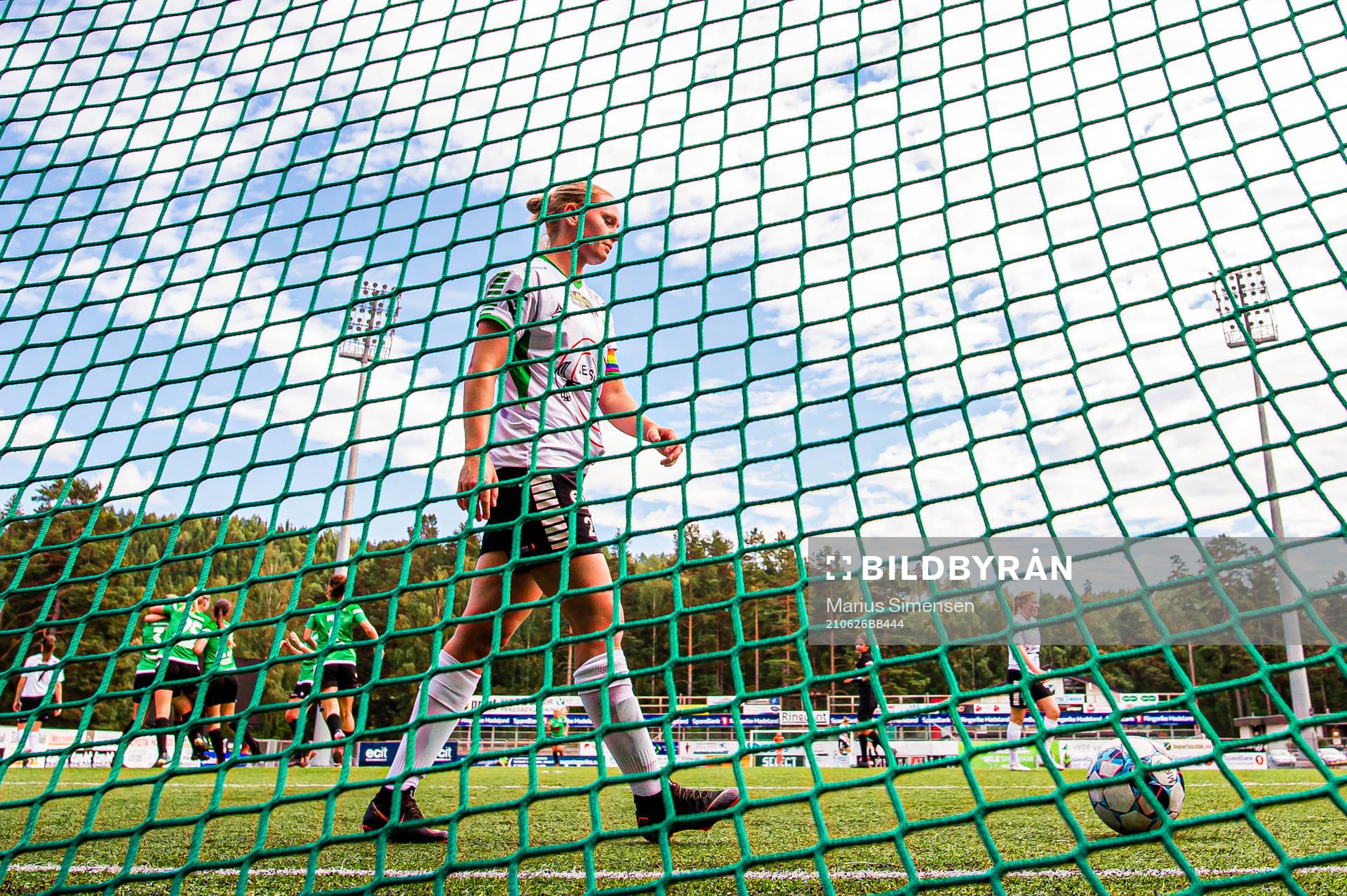 Silje Bekkåsen Nyhagen of Hønefoss looks dejected