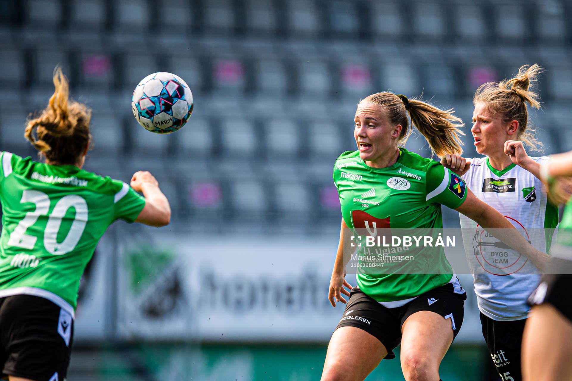 Ingrid Bergland of Amazon Grimstad and Inger Vadder
