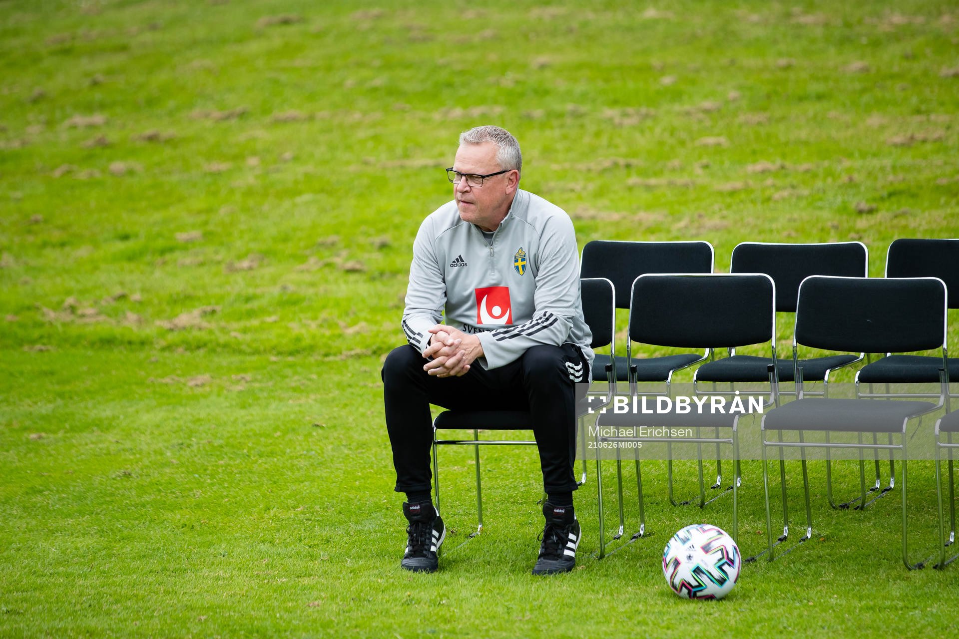 Head coach Janne Andersson of the Swedish national football