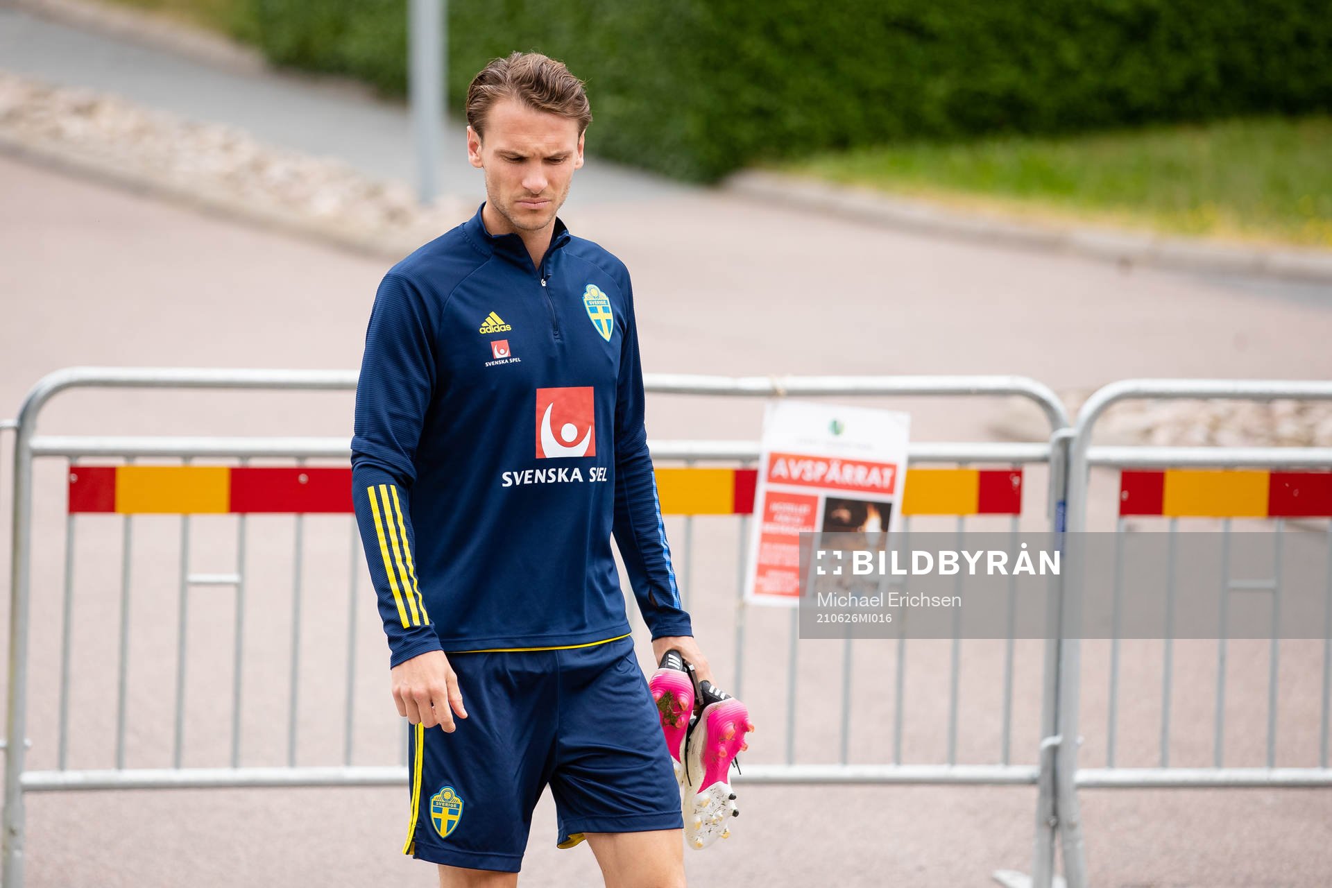 Albin Ekdal of the Swedish national football team