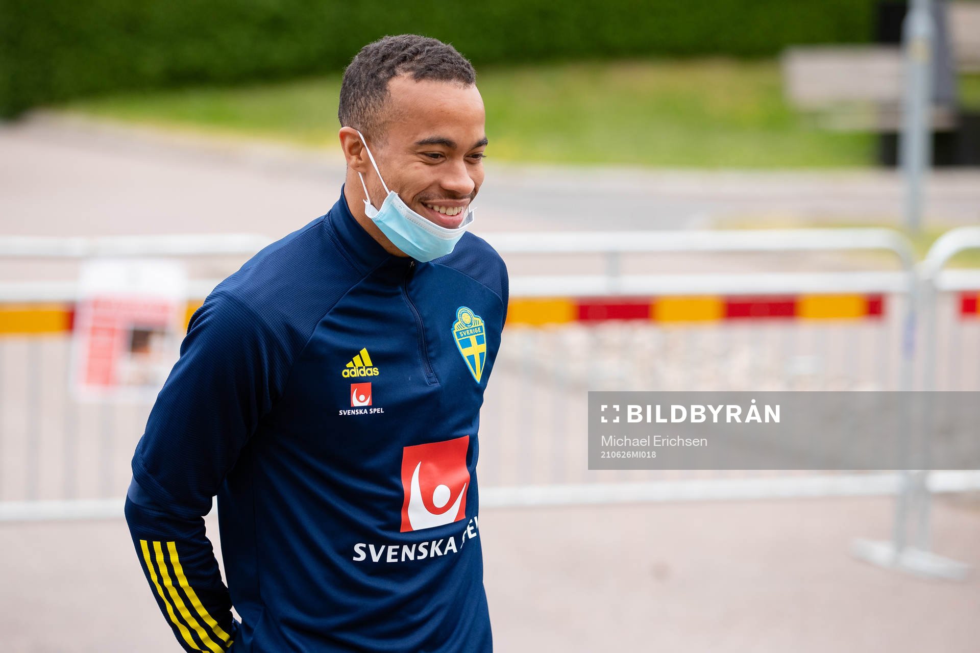 Robin Quaison  of the Swedish national football team