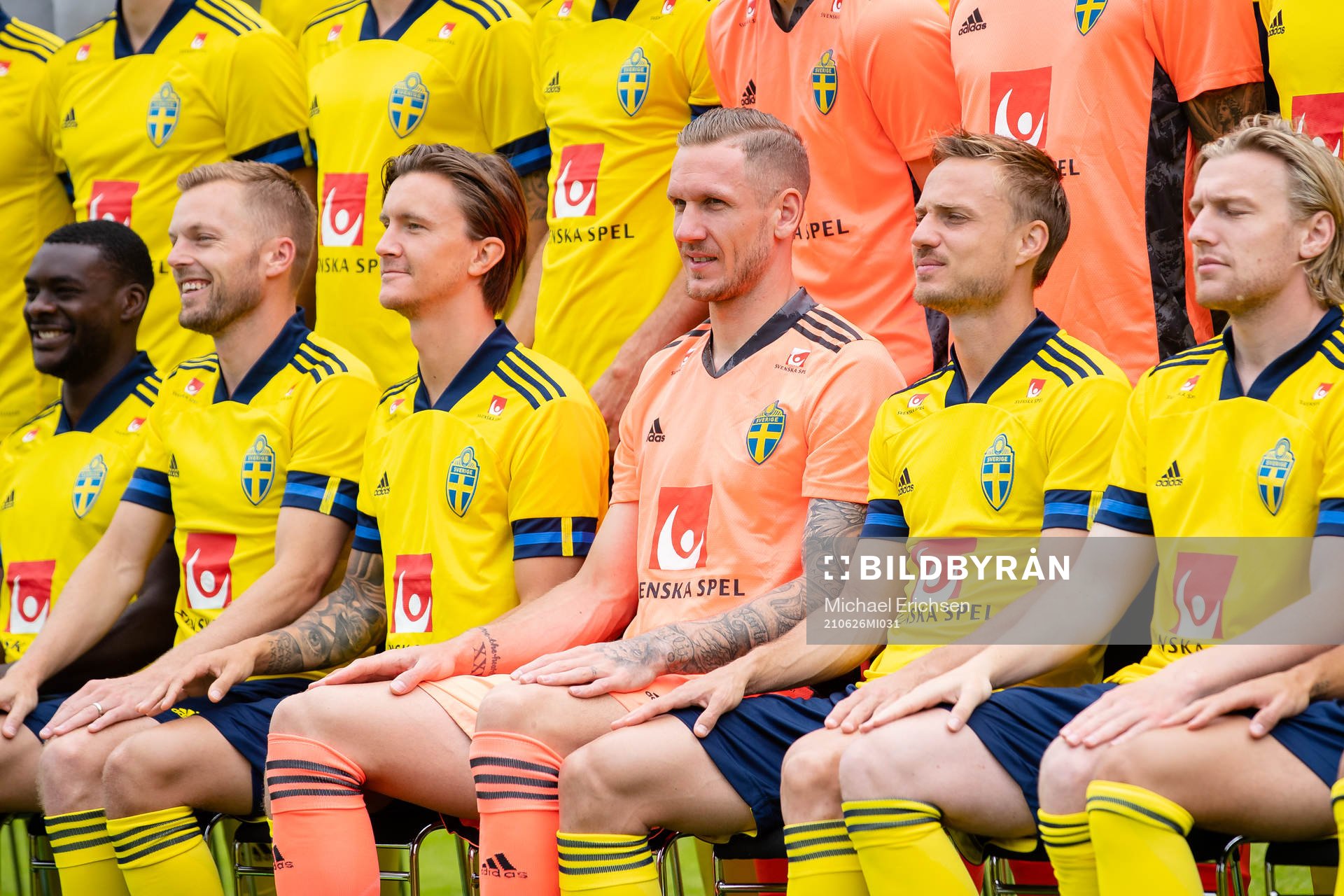 Ken Sema, Sebastian Larsson, Kristoffer Olsson, goalkeeper