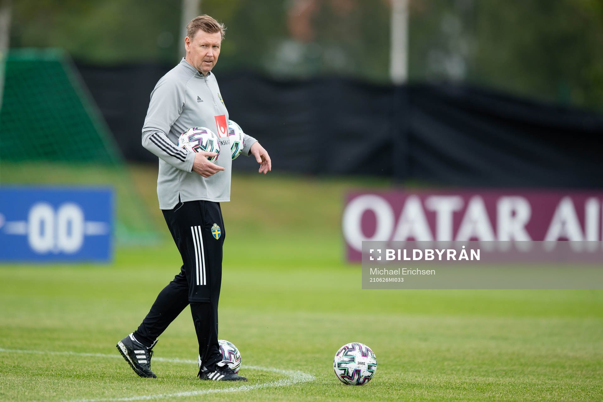 Assistant coach Peter Wettergren of the Swedish national