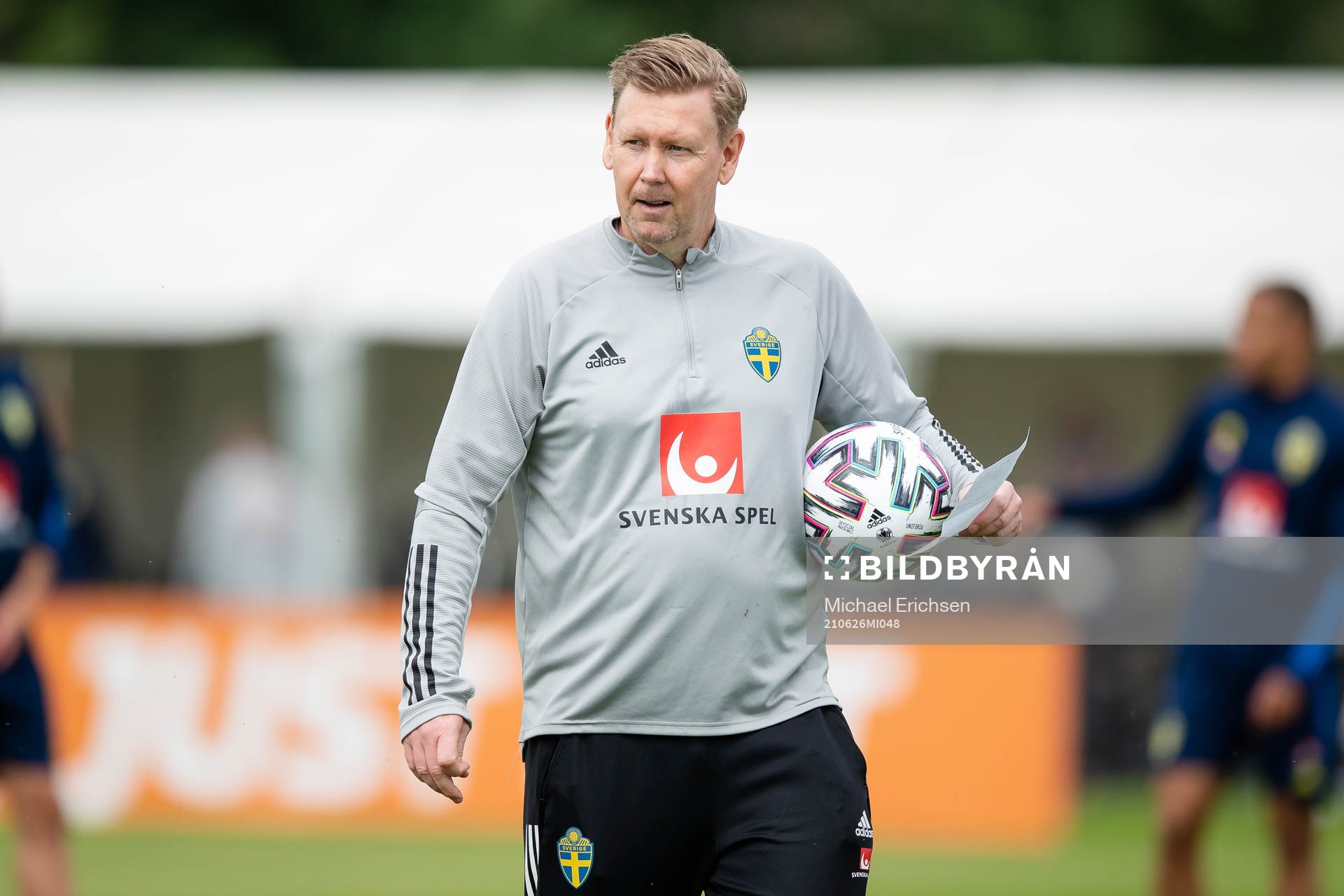 Assistant coach Peter Wettergren of the Swedish national