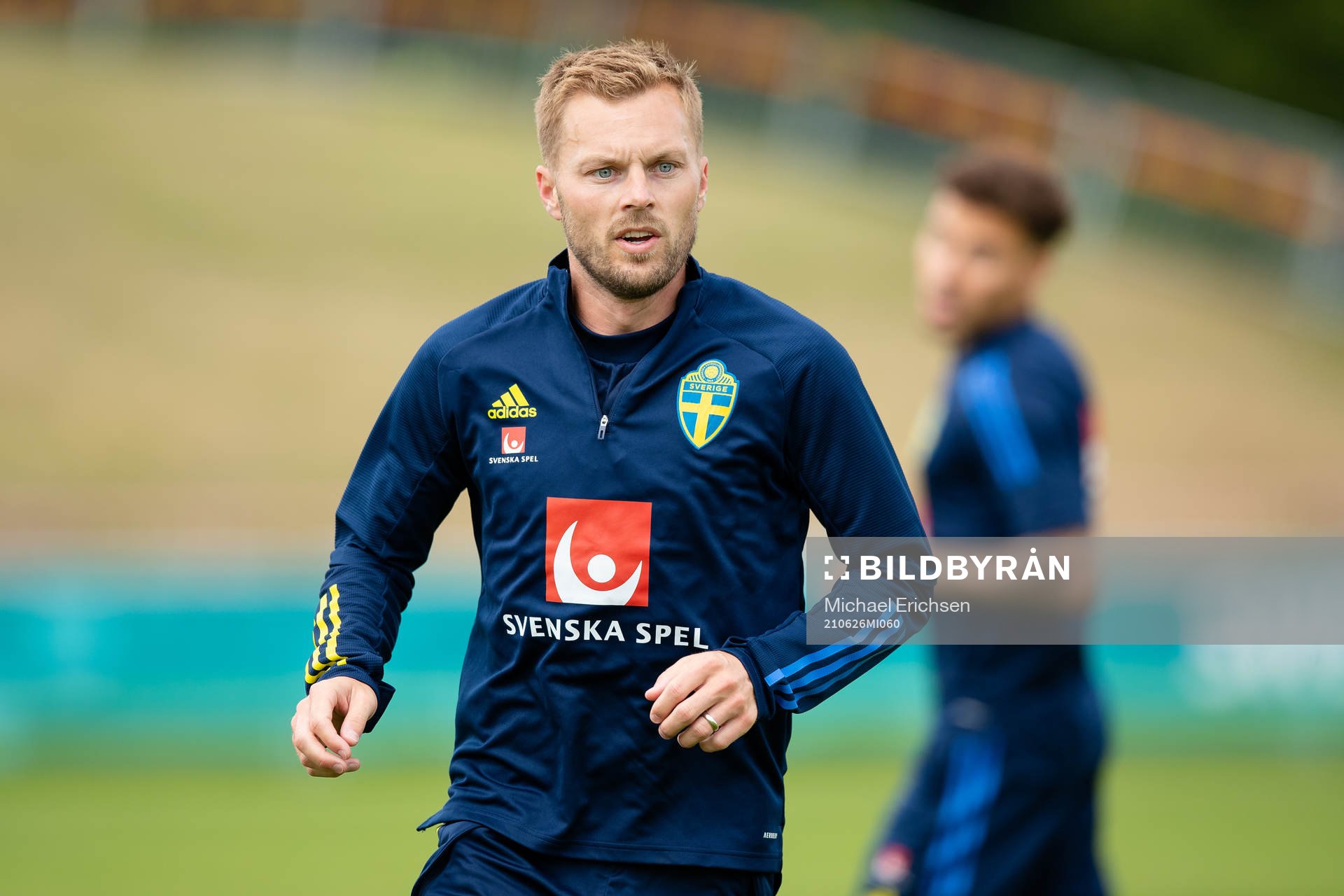 Sebastian Larsson of the Swedish national football team at